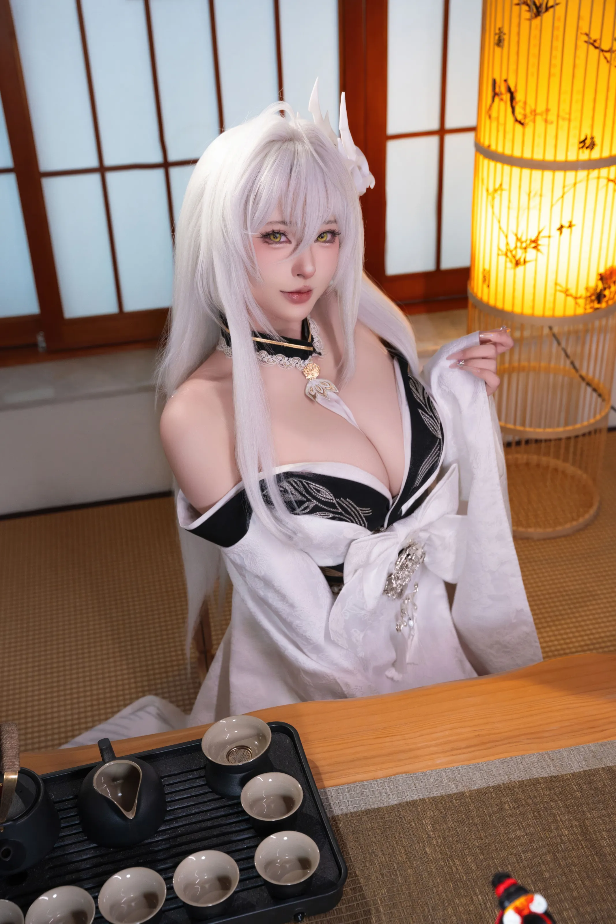 清水由乃 – 碧蓝航线 白凤和服 [76P]