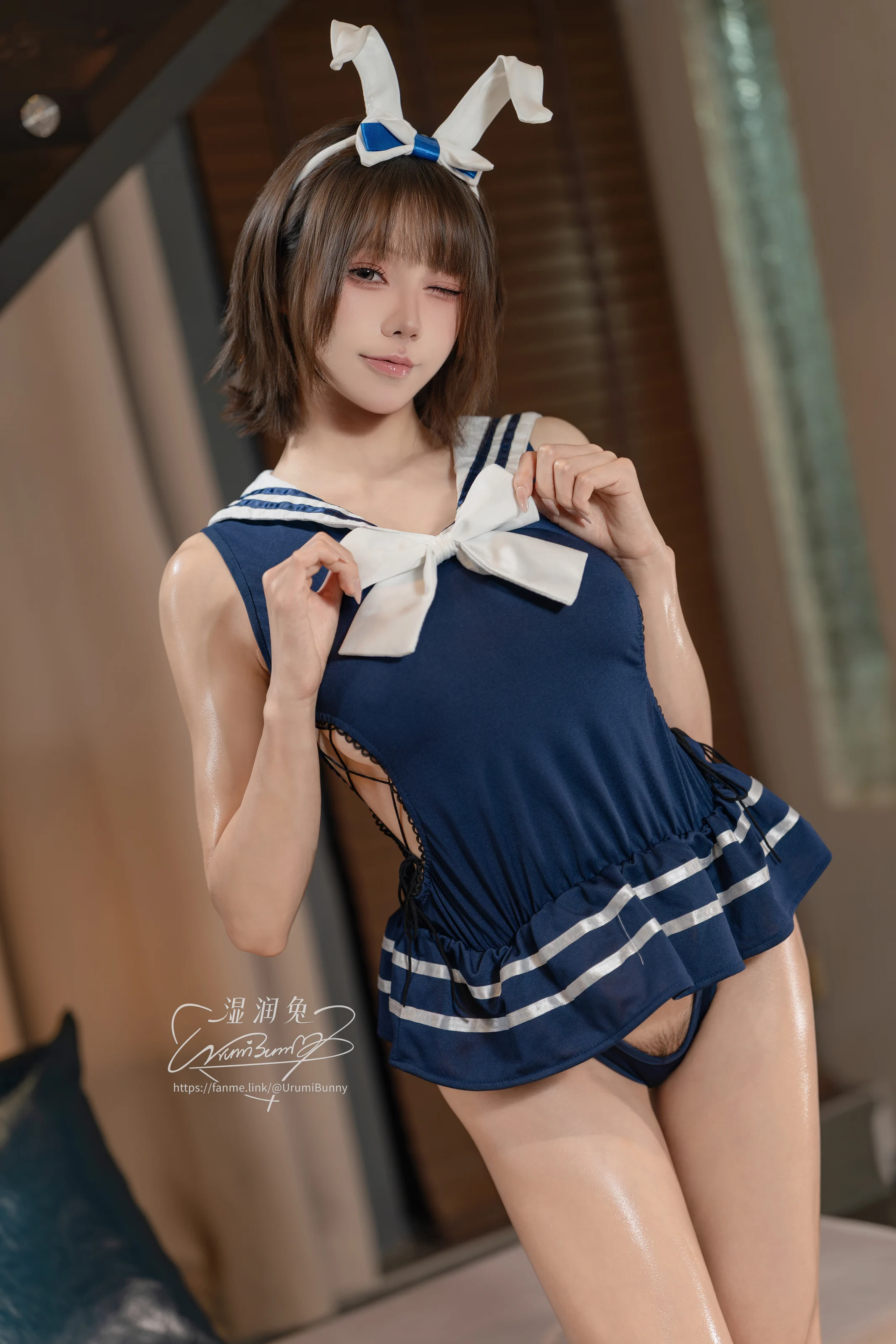 咬一口兔娘(黏黏团子兔) – 2026年5月专属特典 水手兔[20P]