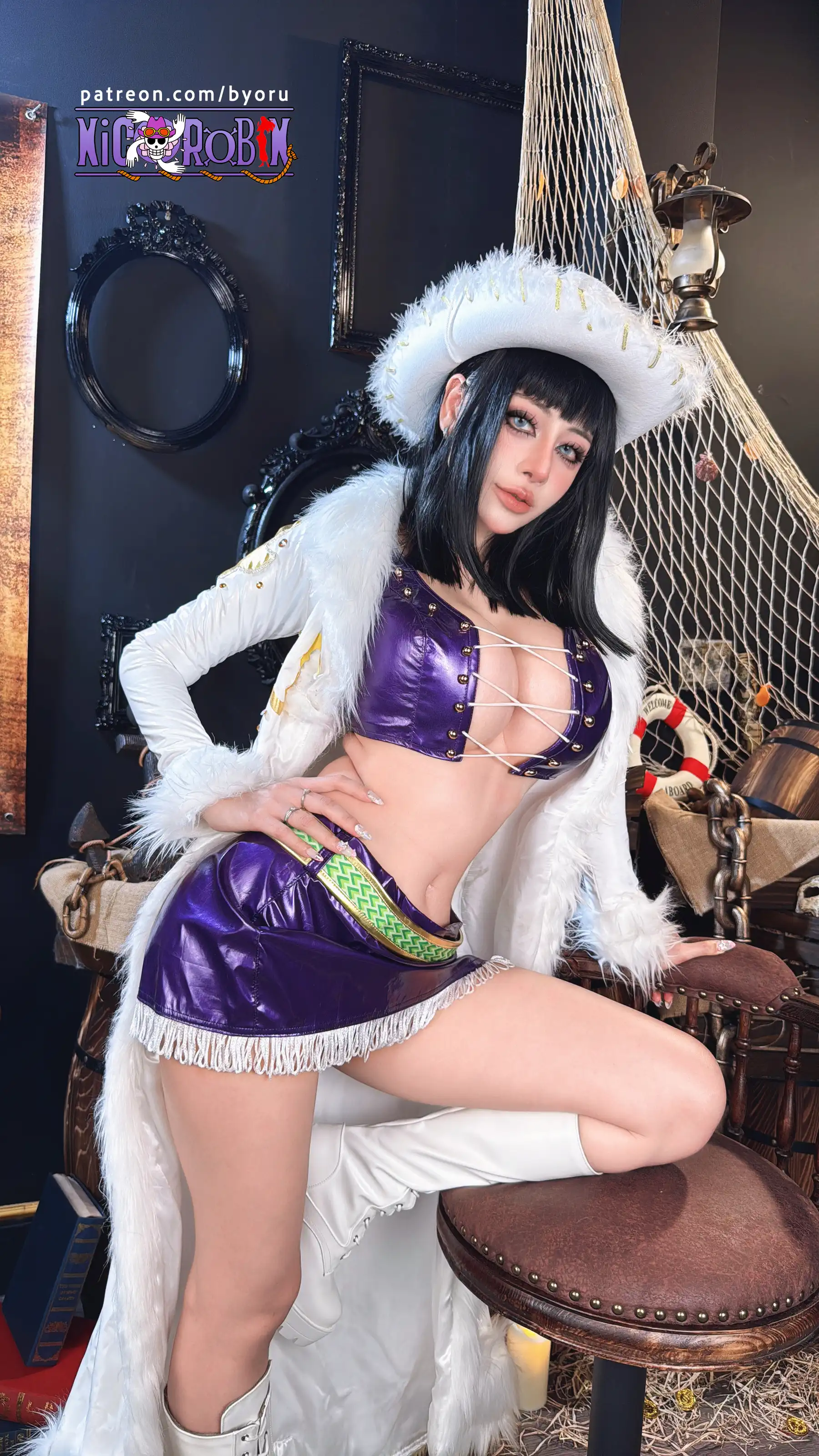 Byoru – 海贼王 妮可·罗宾 [83P]