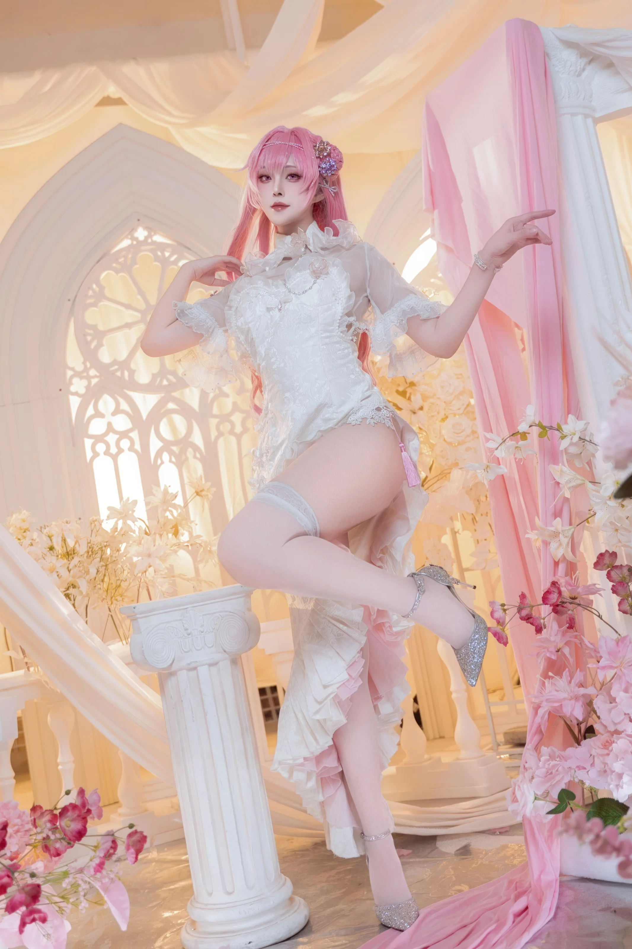 Natsuko夏夏子 – NIKKE 桃乐丝旗袍 [78P]