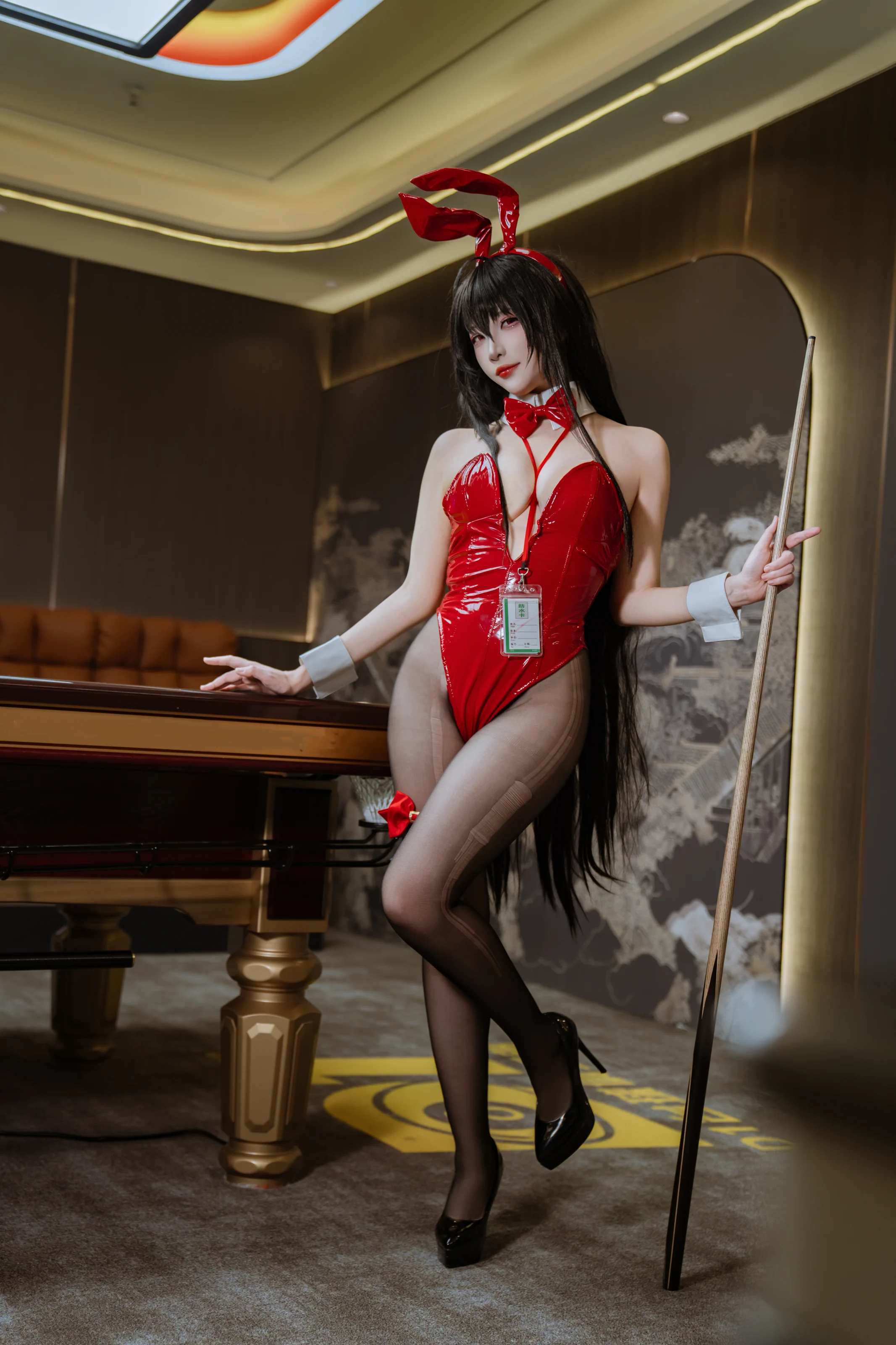 二佐Nisa – 碧蓝航线 大凤·桌球兔女郎 [31P]