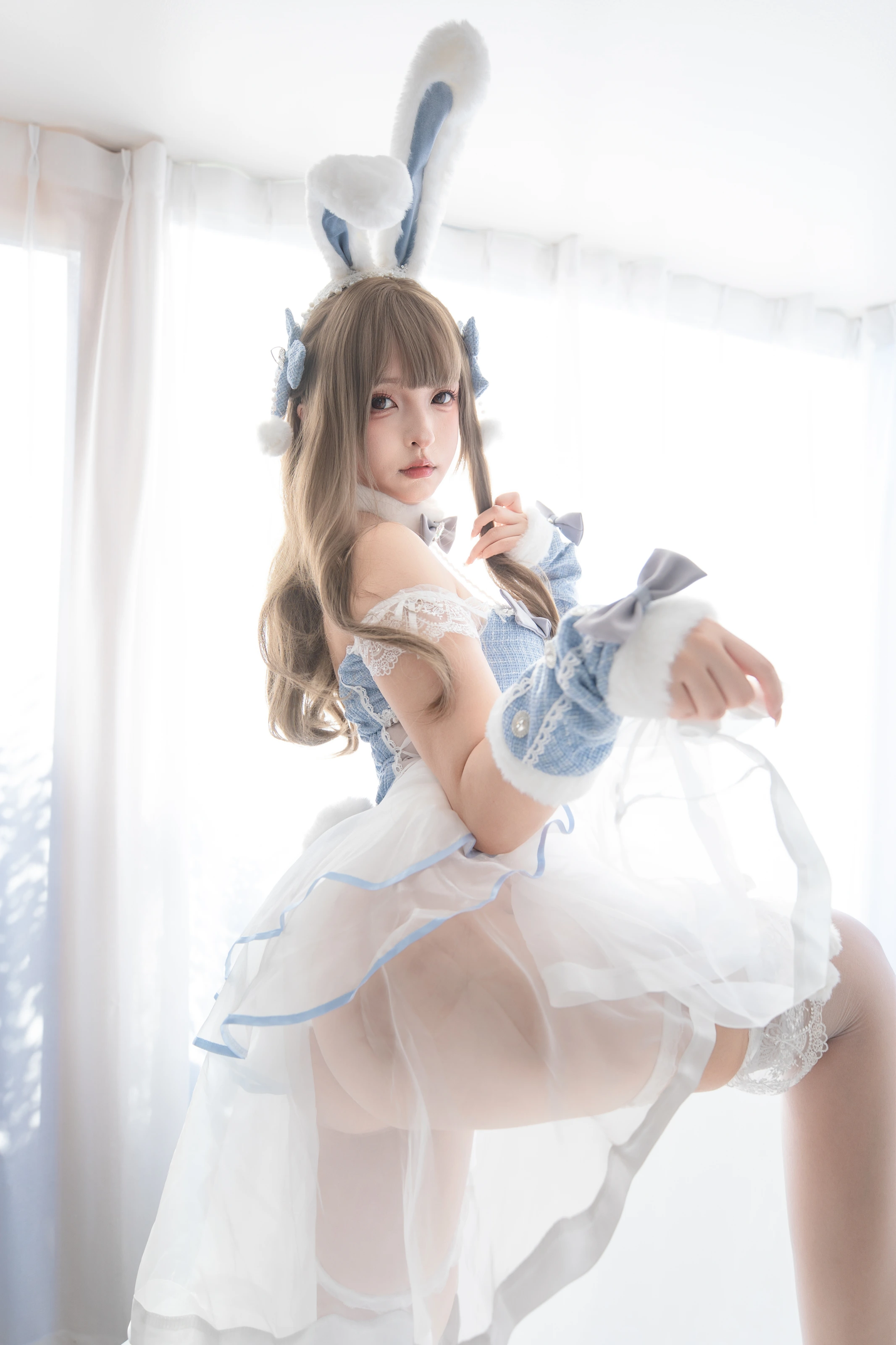 神楽坂真冬 – 萌兔初沐 [150P]