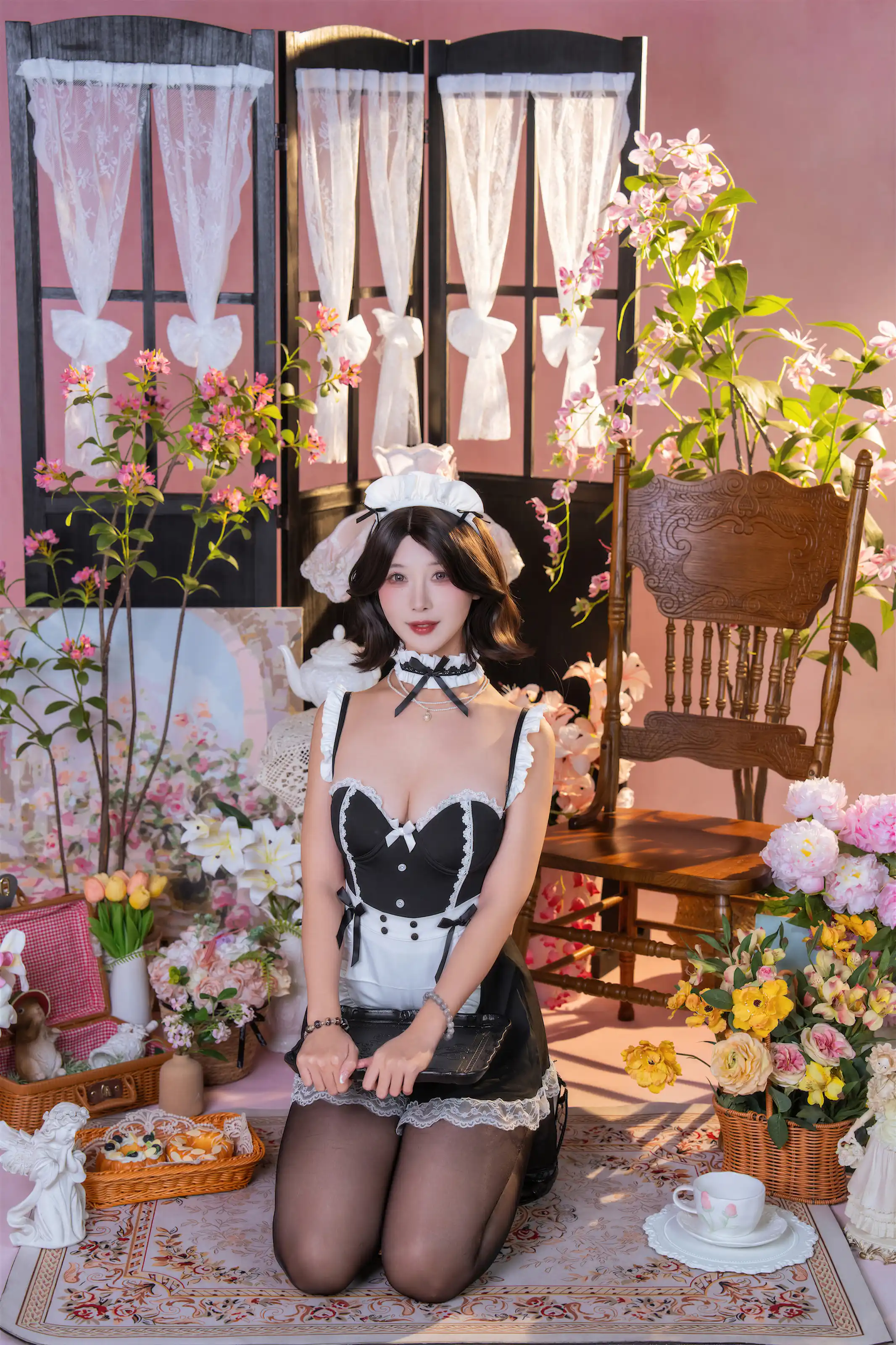 云溪溪 – &奈汐酱nice 侍花礼[100P]