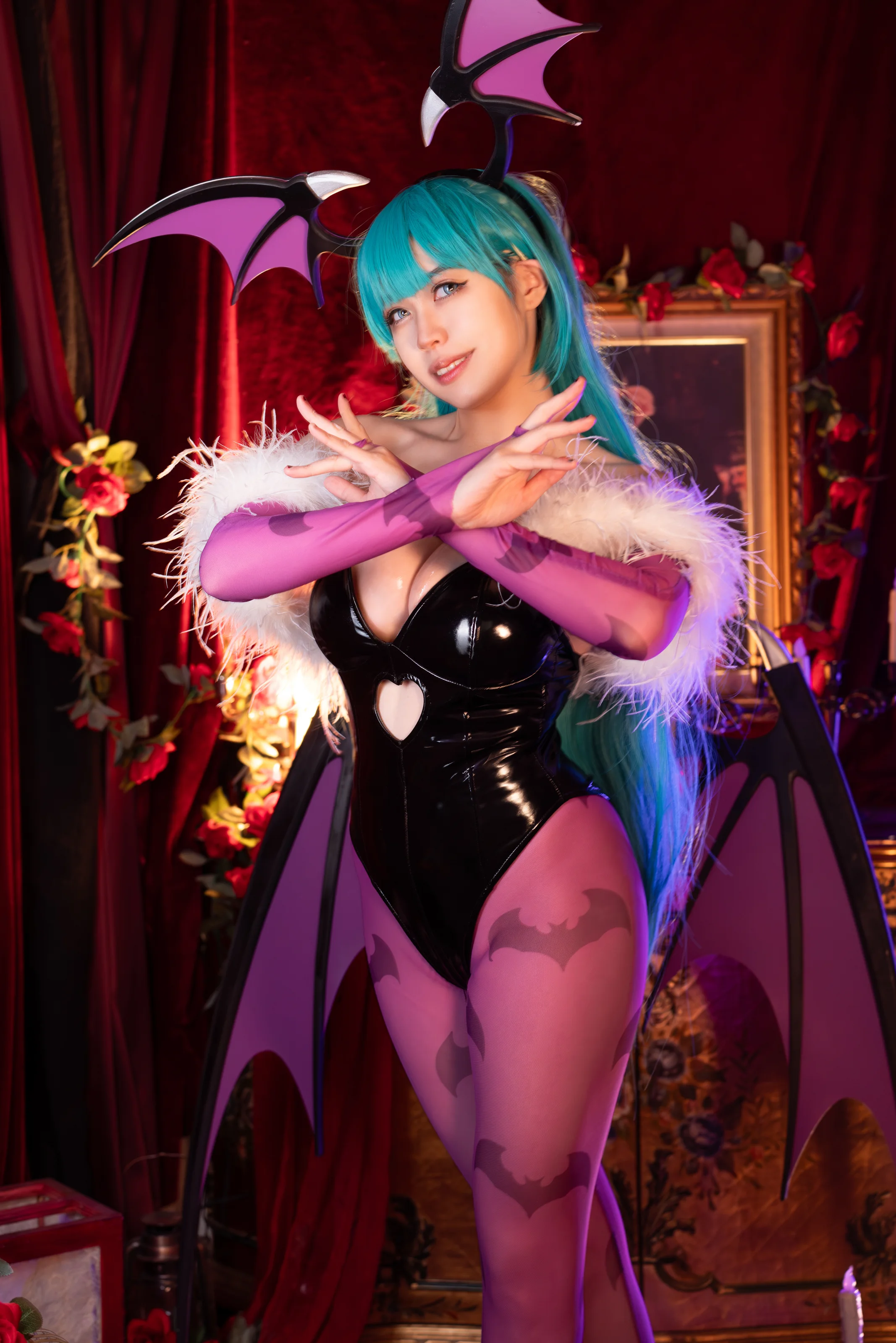 Hatori Sama(奈奈紀) – Morrigan Darkstalkers [39P]