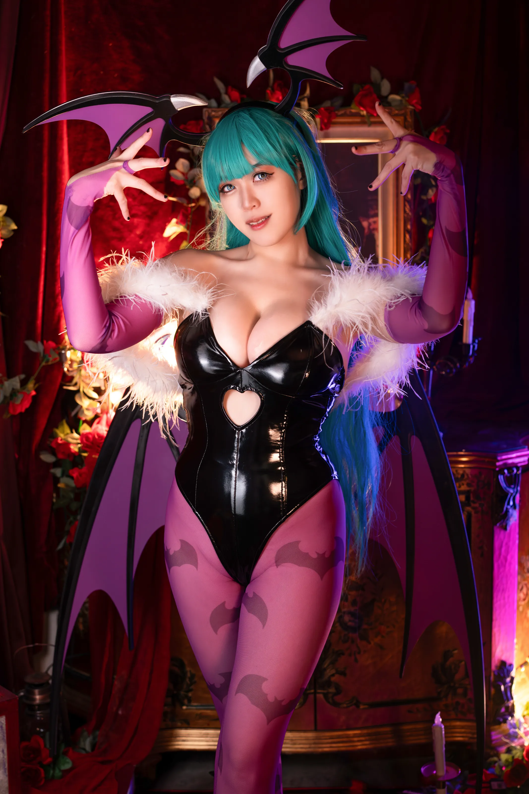 Hatori Sama(奈奈紀) – Morrigan Darkstalkers [39P]