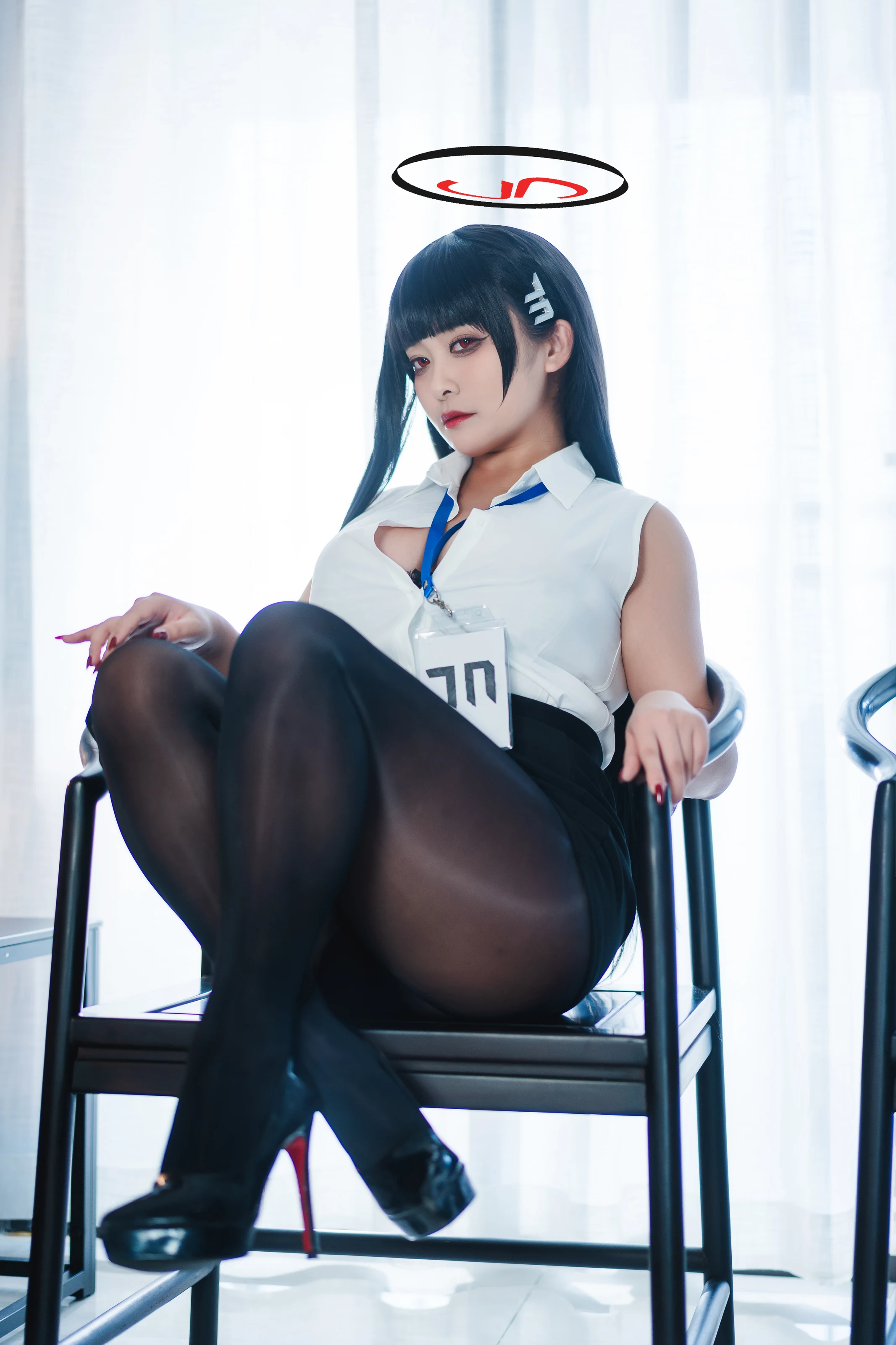 洛璃 LoLiSAMA – 蔚蓝档案 调月莉音 [72P]