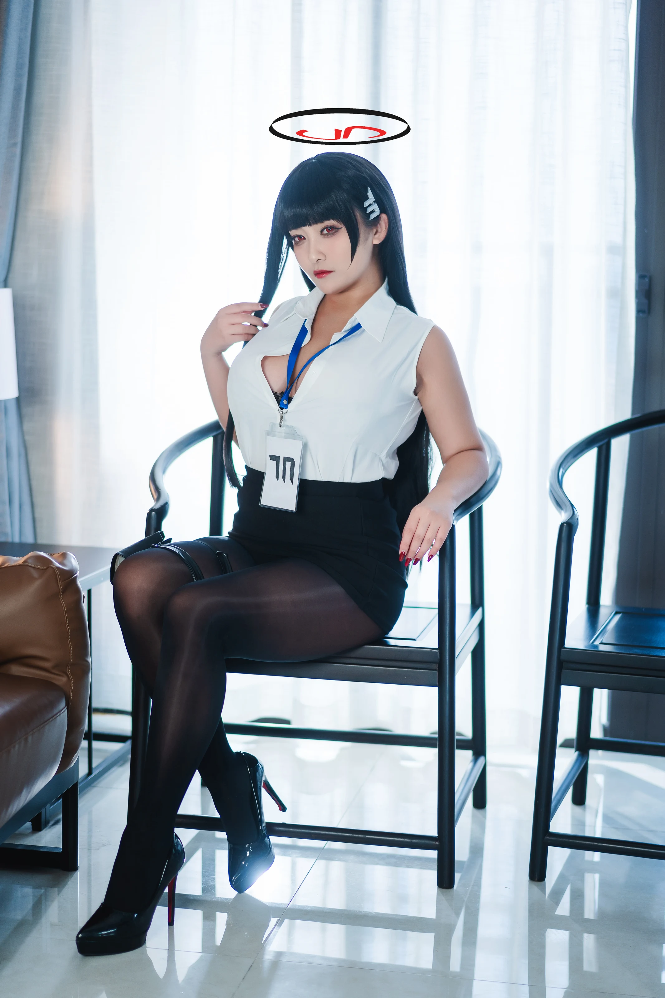 洛璃 LoLiSAMA – 蔚蓝档案 调月莉音 [72P]
