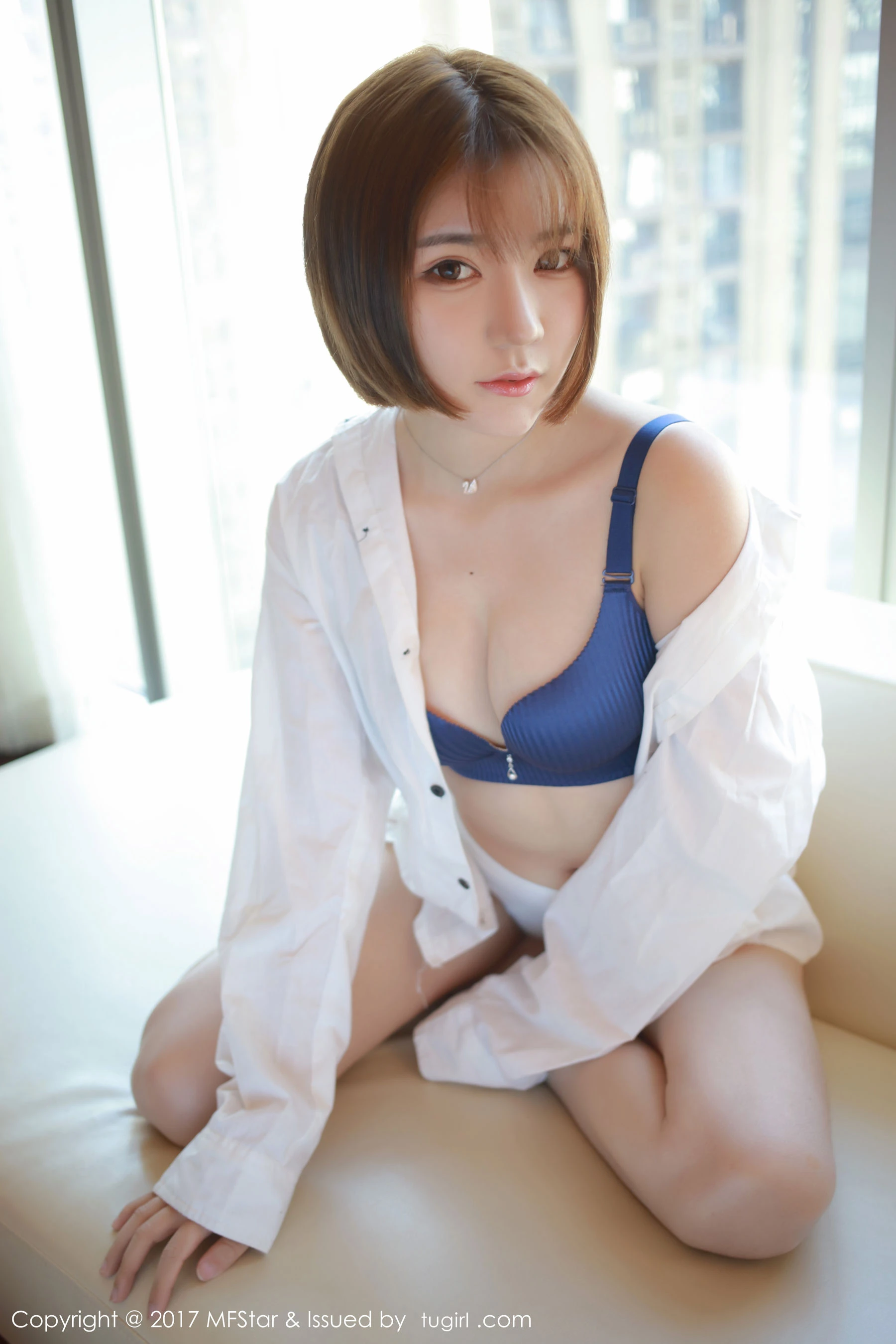 冷不丁《性感衬衫与蕾丝诱惑》 模范学院 Vol.089
