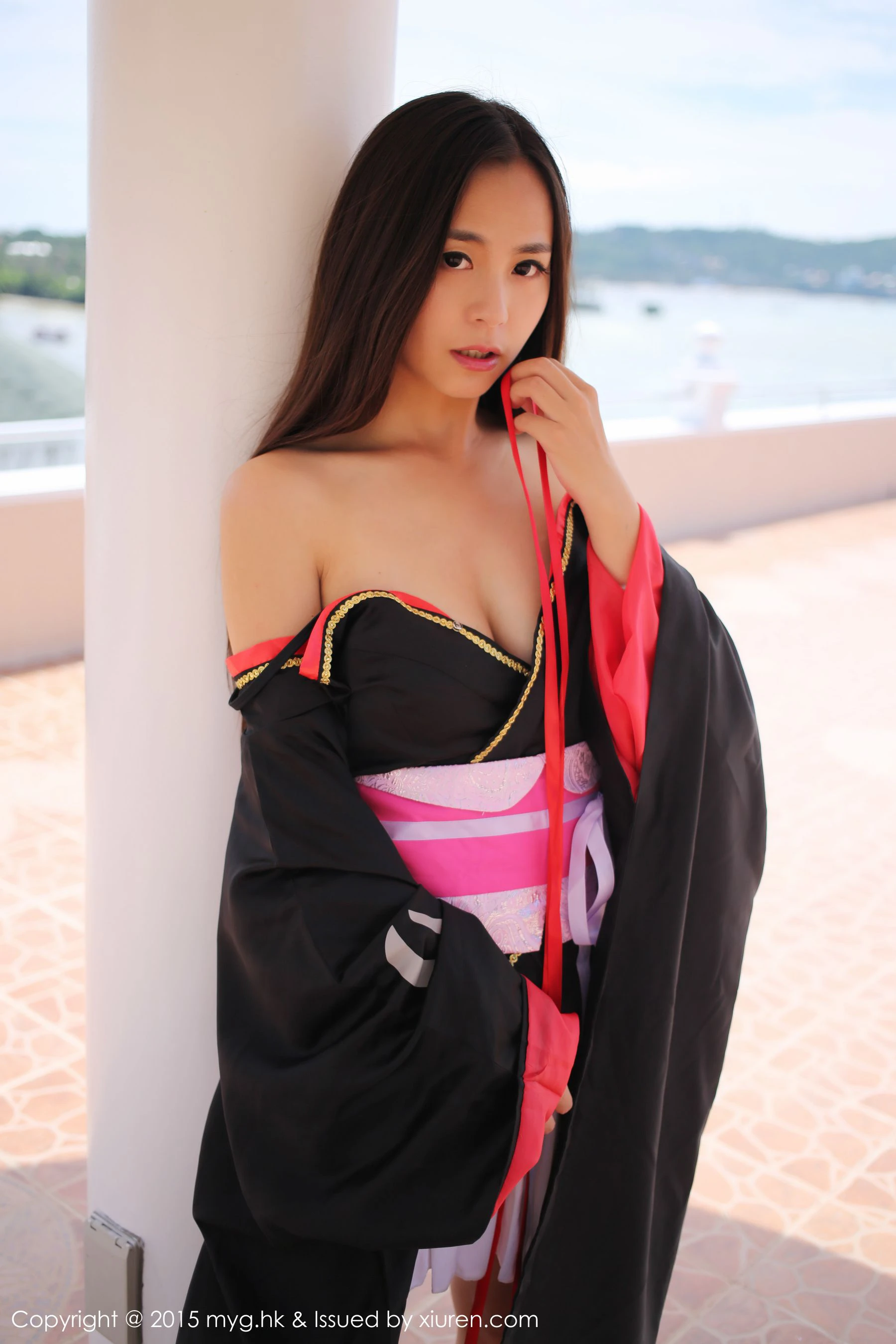 moa小姐《日本和服主题》 美媛馆 Vol.136