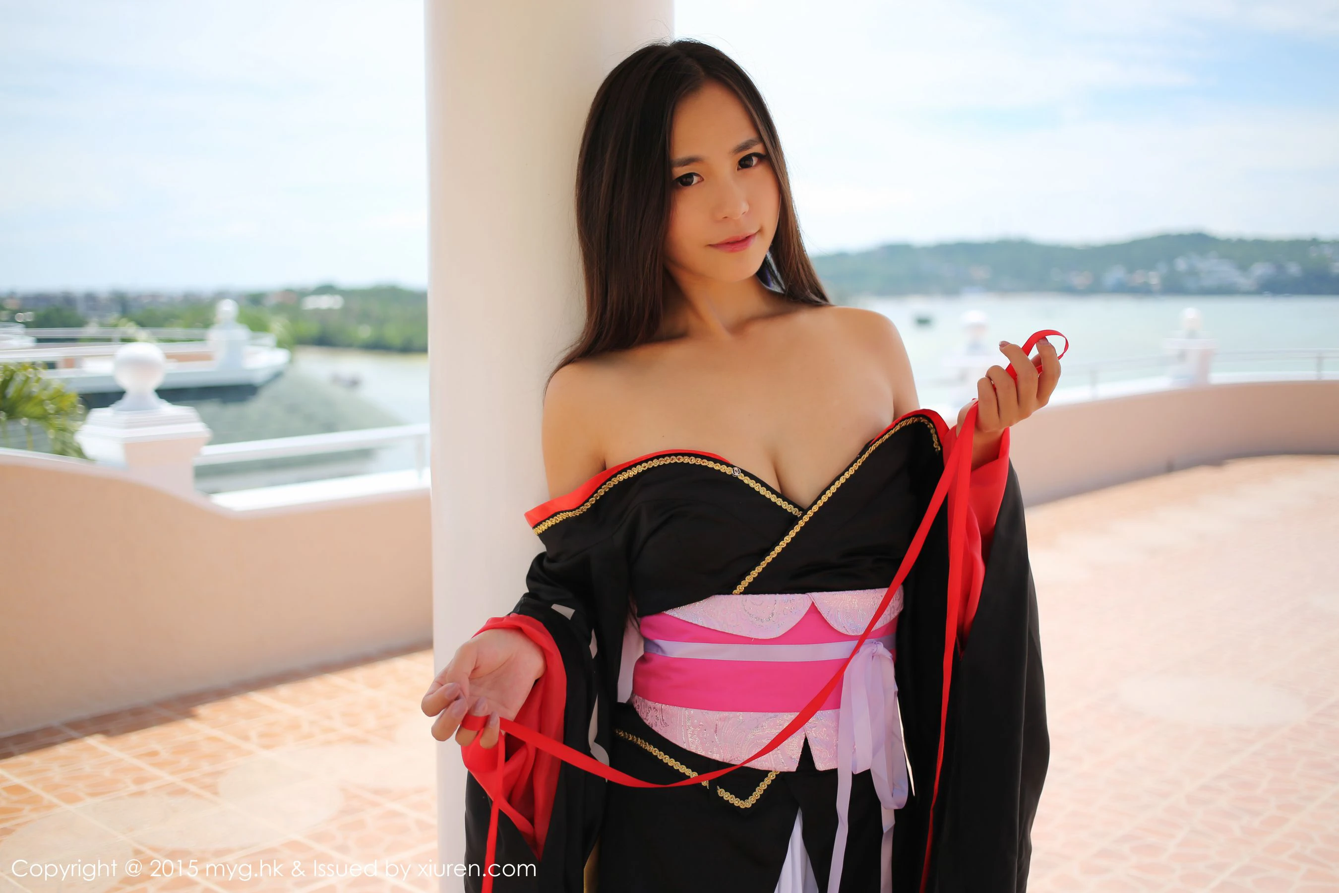 moa小姐《日本和服主题》 美媛馆 Vol.136