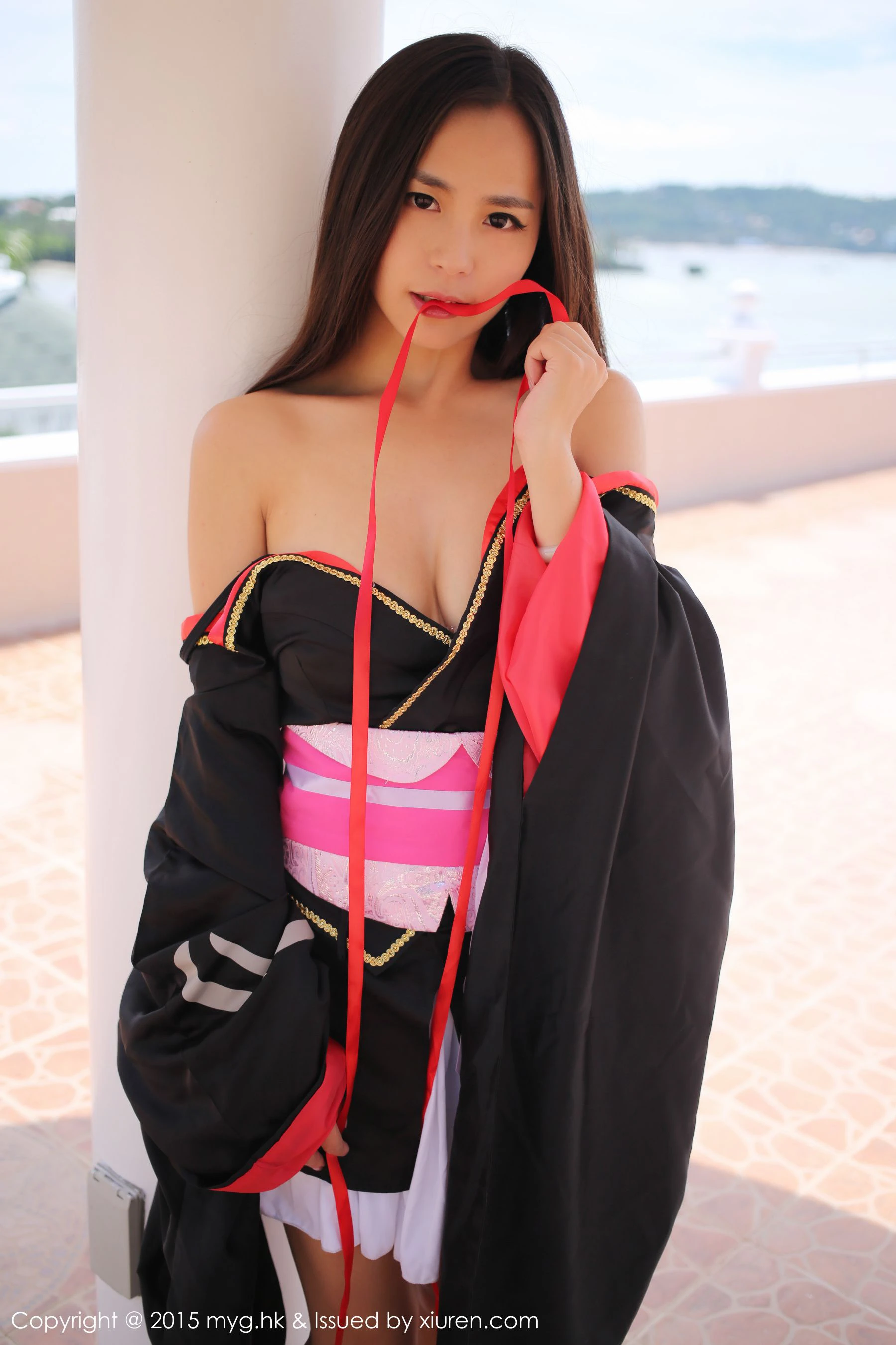 moa小姐《日本和服主题》 美媛馆 Vol.136