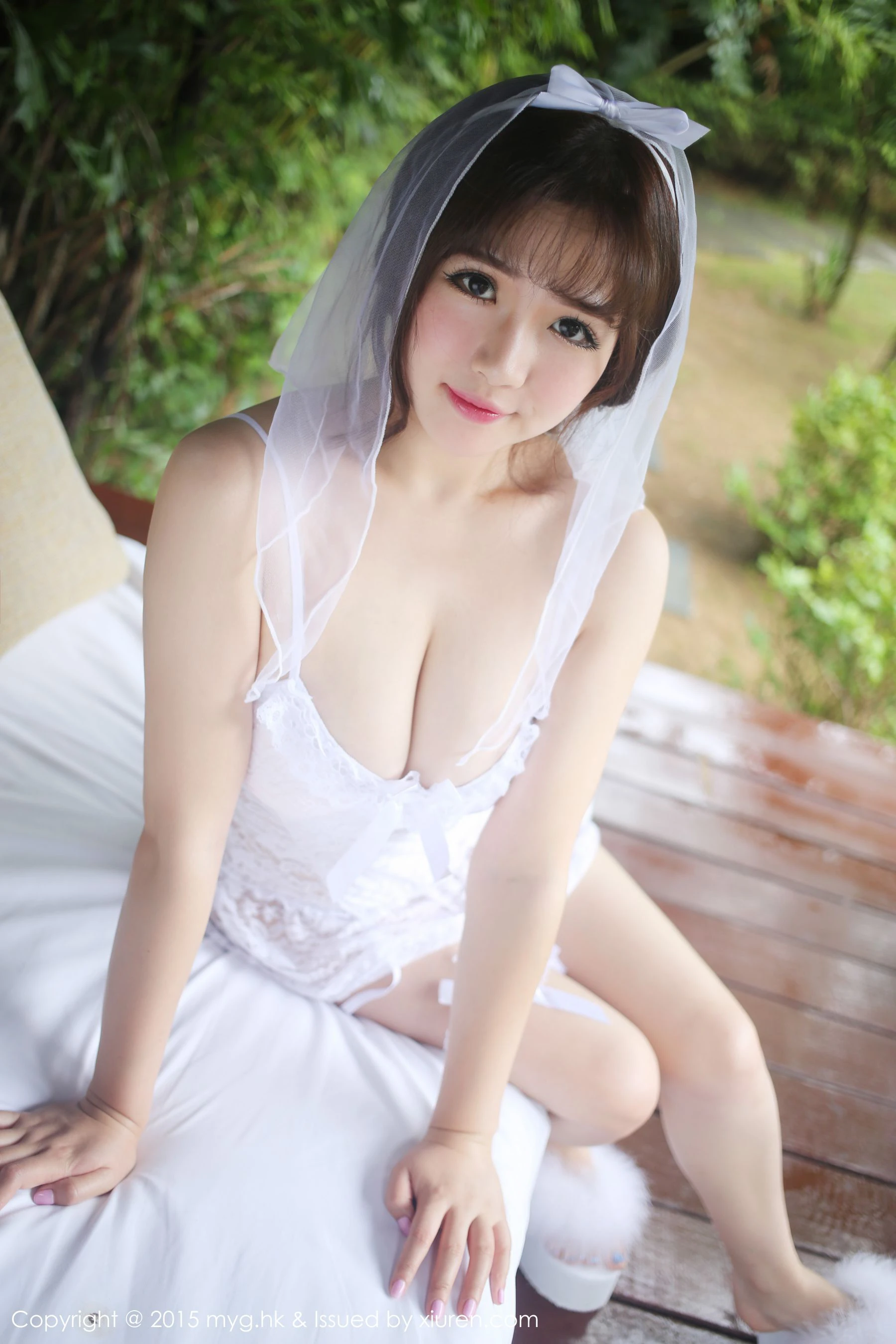 徐cake《白色婚纱系列》 美媛馆 Vol.165