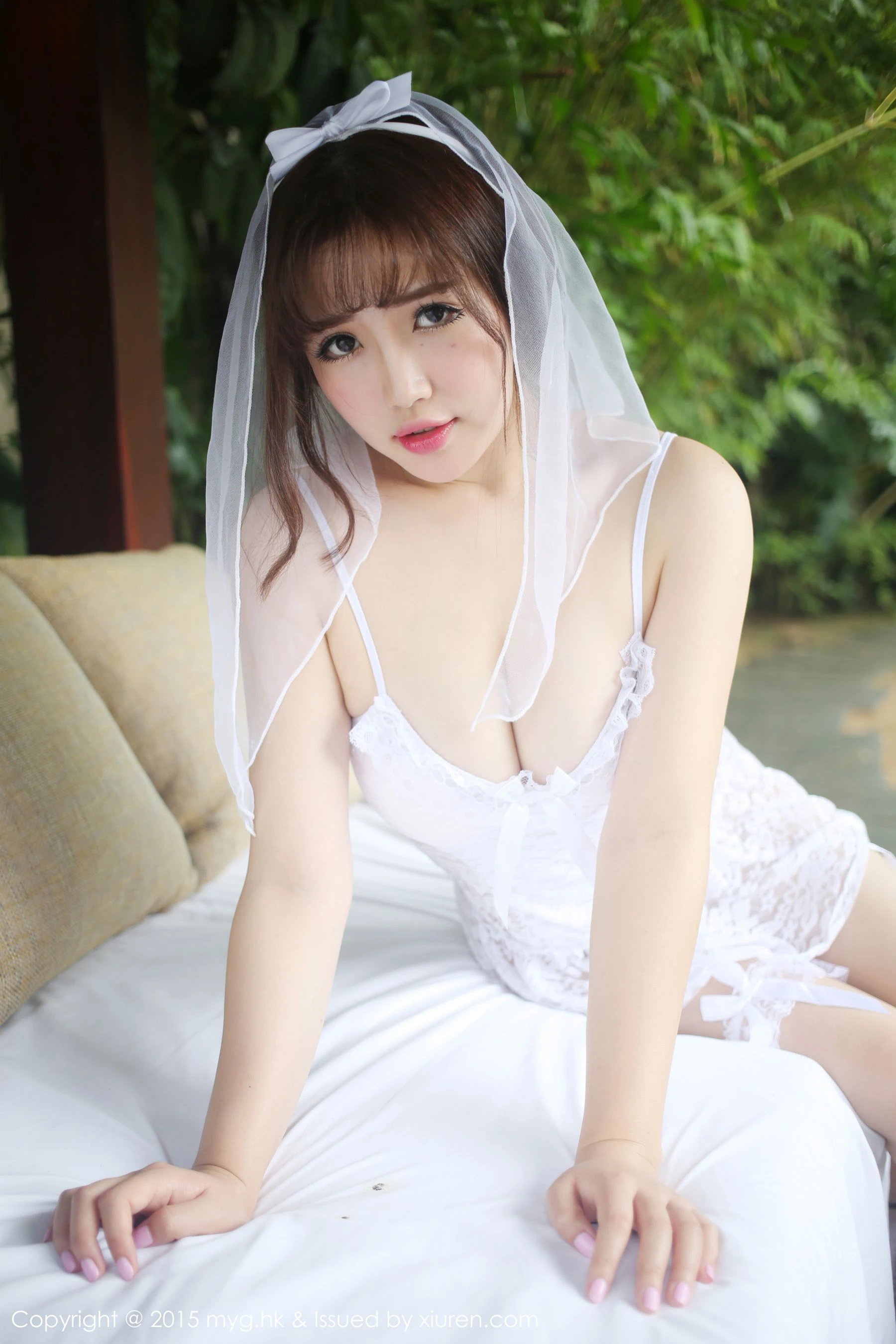 徐cake《白色婚纱系列》 美媛馆 Vol.165