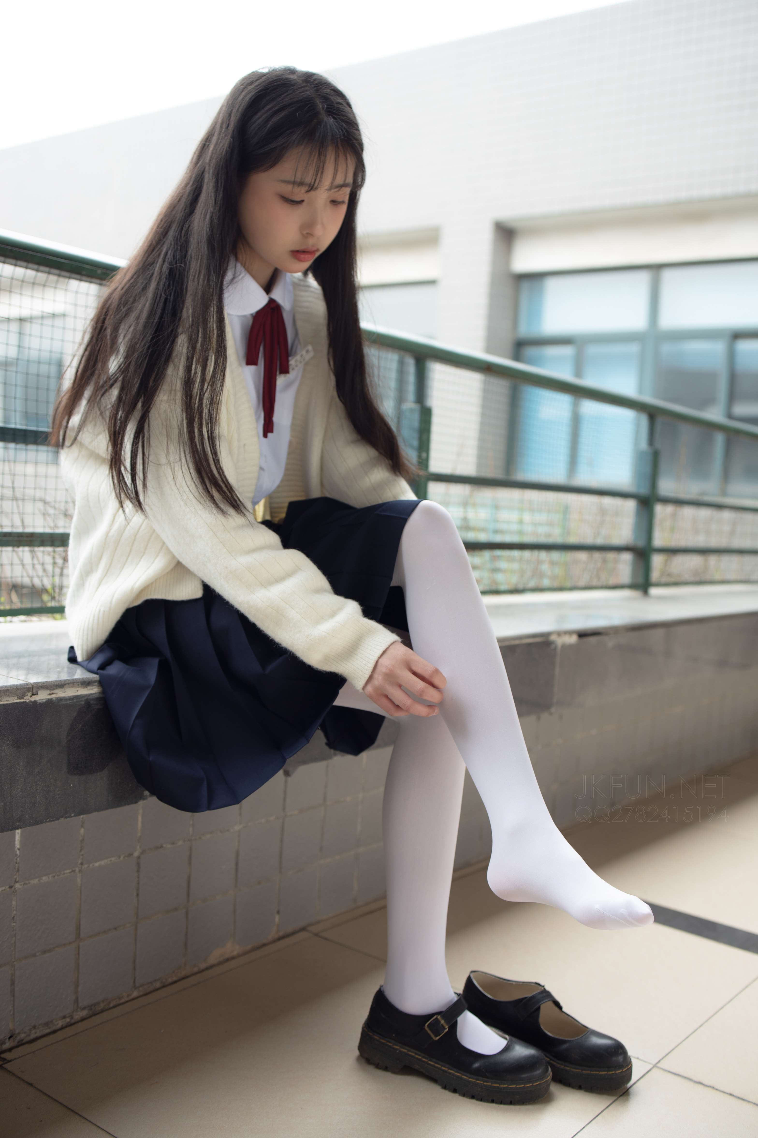 JKFUN-001 甜米 纯纯的白丝学妹 [127P1V-2.61GB]