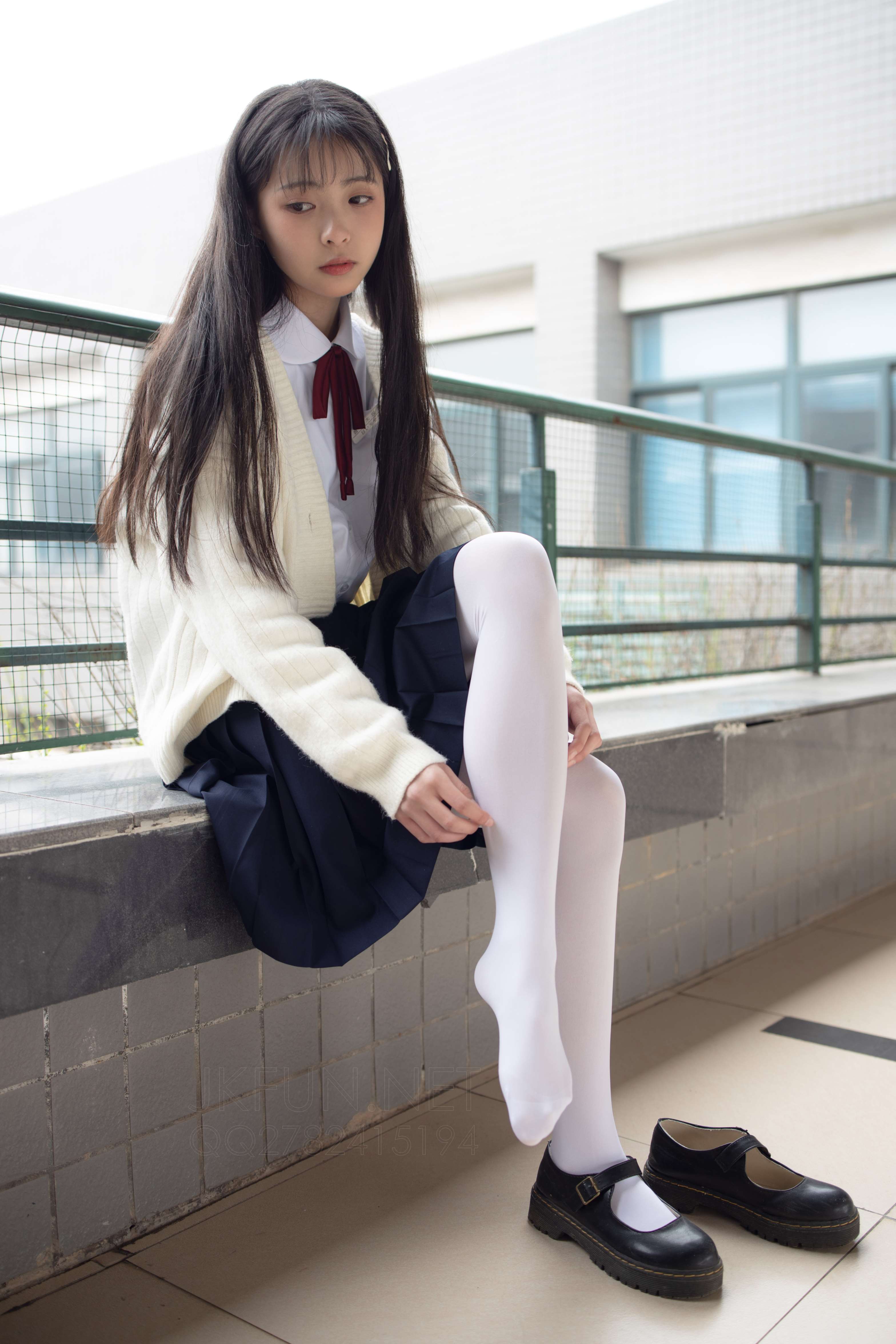 JKFUN-001 甜米 纯纯的白丝学妹 [127P1V-2.61GB]