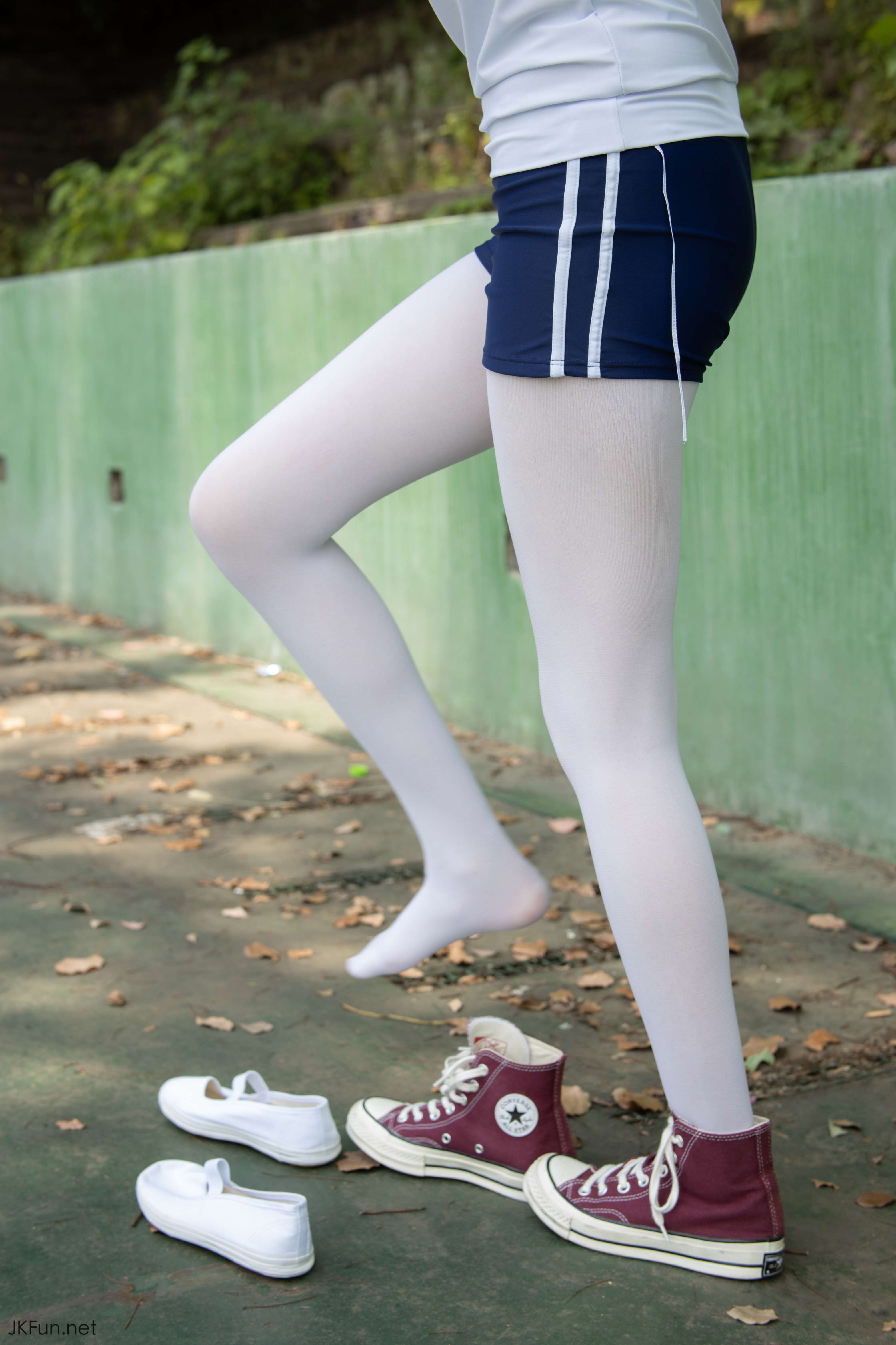 JKFUN-019 Aika 80D白丝外景体操服 [107P+1V／2.4G]