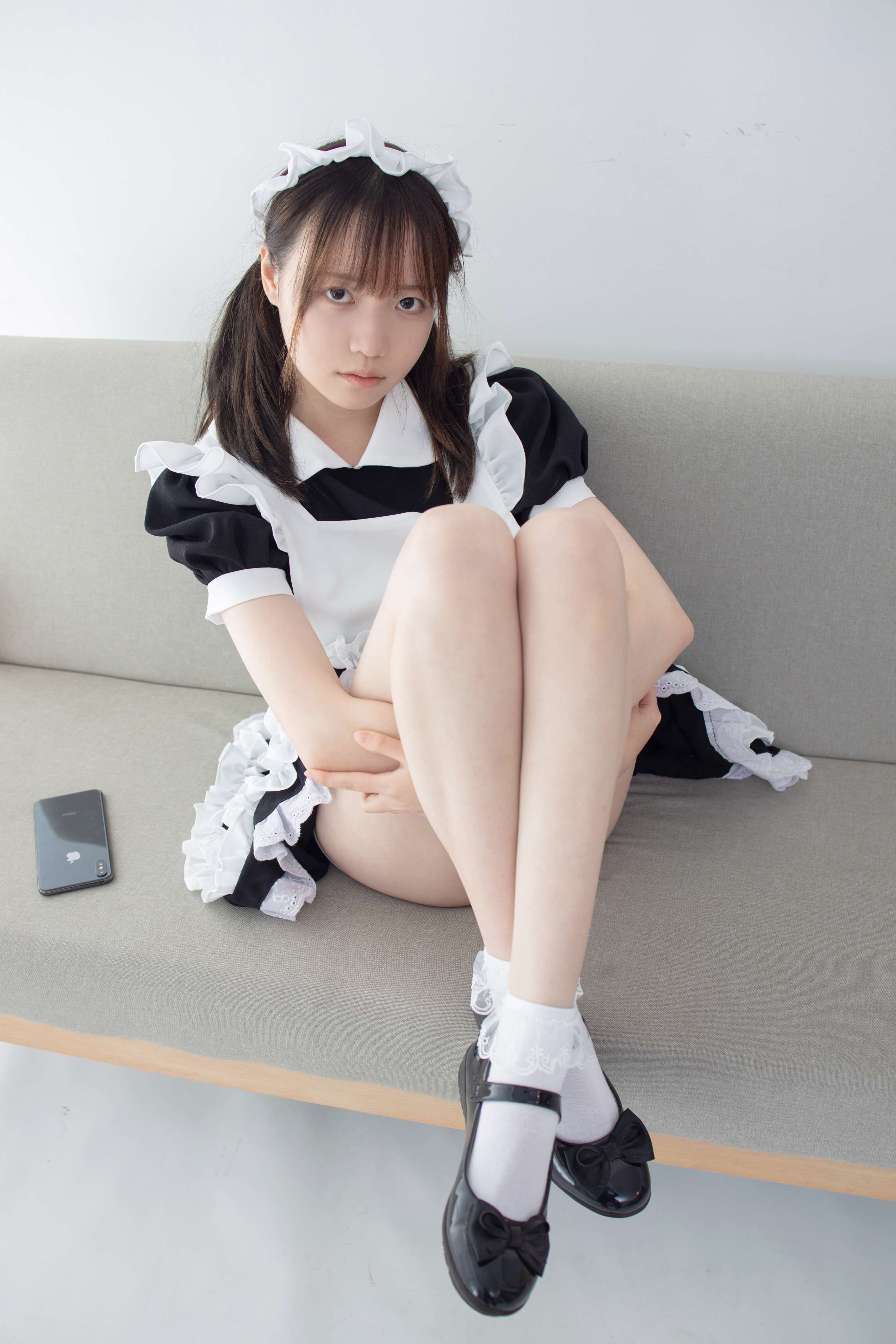 JKFUN-051 Aika 百圆定制2-2 蕾丝花边短袜女仆 [32P+1V-2.06G]