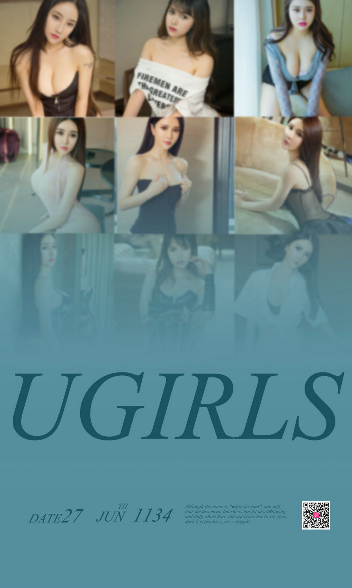 杨萱儿@李可@北晨@韩沫瑜@沈依梦@南雨@明儿《燥热的六月》 UGirls 爱尤物 No.1134 [35P]