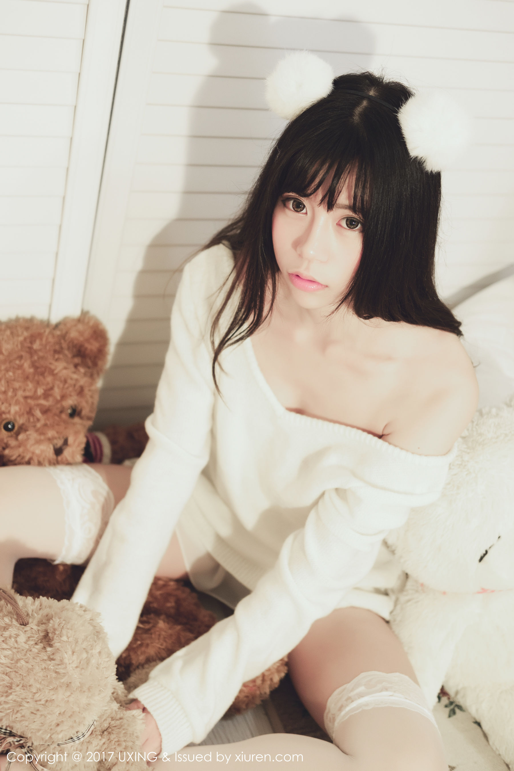 模特Yo酱《学生装+蕾丝装扮》 优星馆UXING VOL.048 [32P]