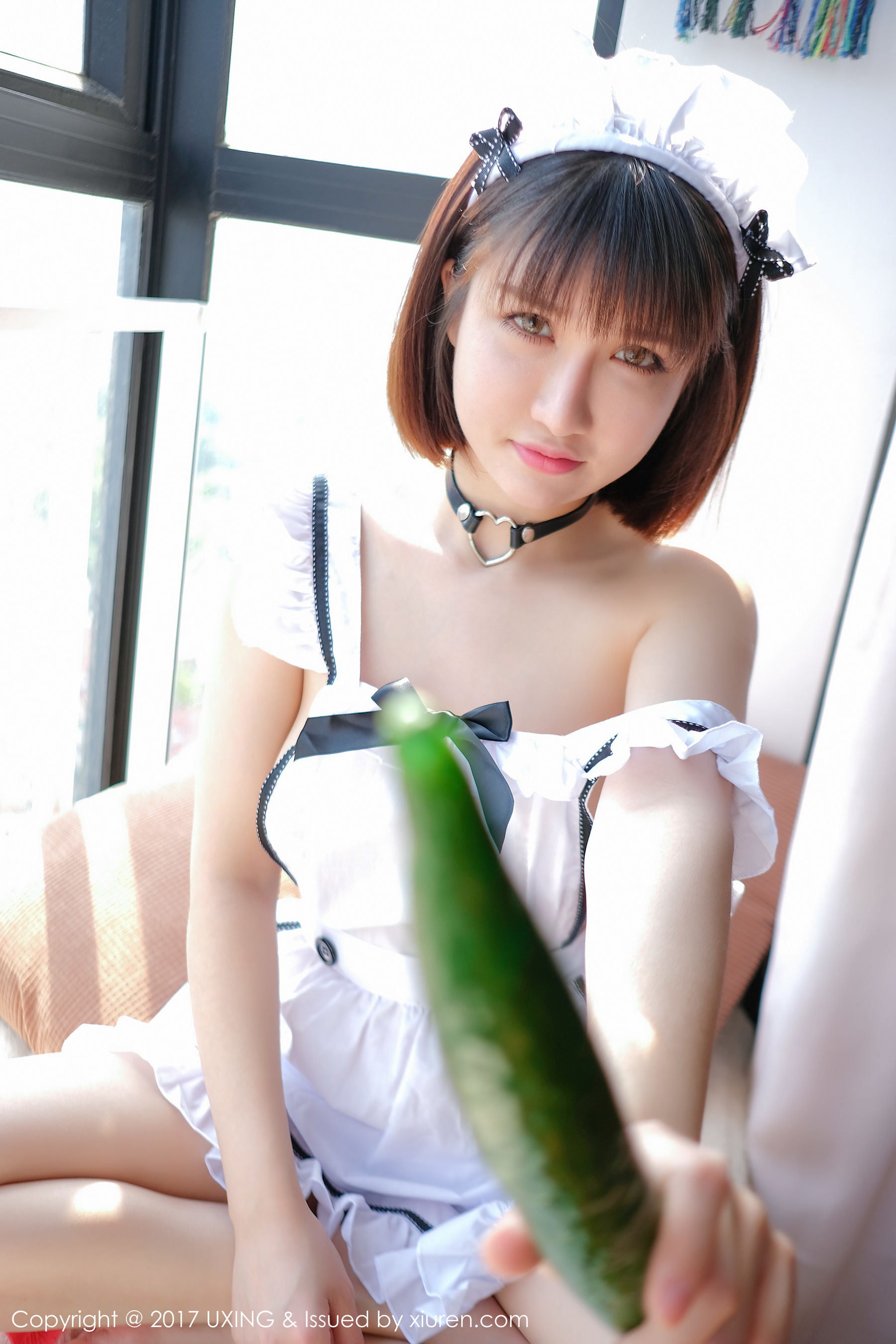 K8傲娇萌萌Vivian《女仆装+黄瓜主题》 优星馆UXING VOL.058 [33P]