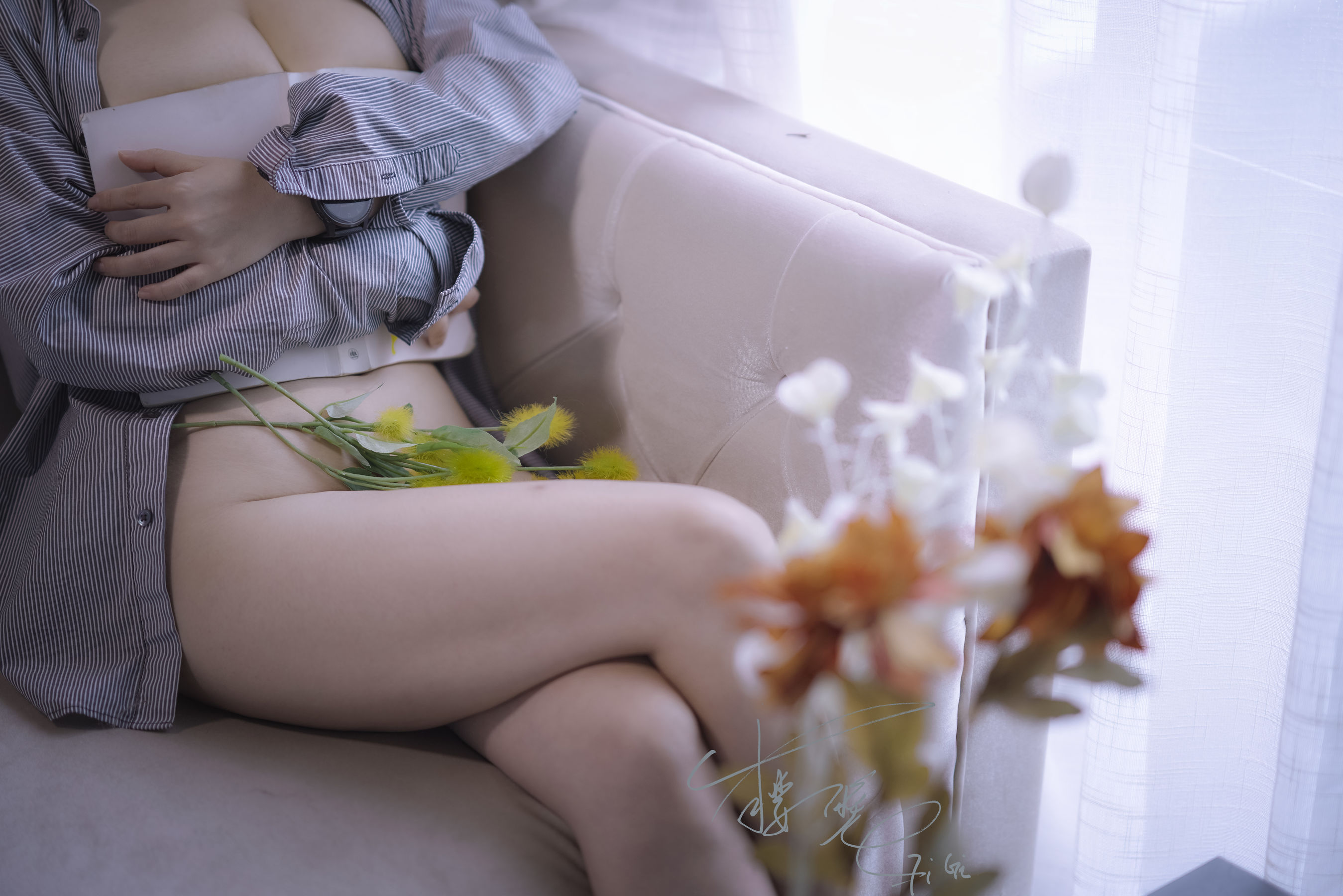 网络红人樱晚gigi – 你的衬衫 [22P]