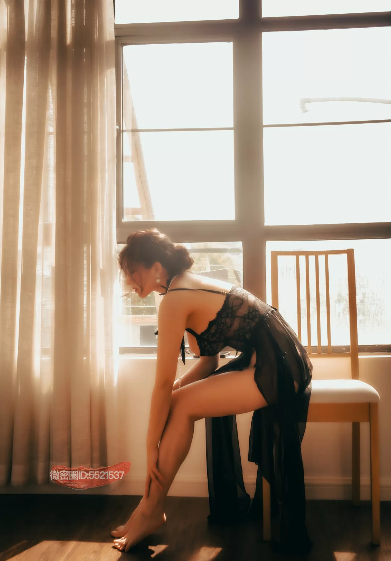 樱晚gigi – 珍珠上的蕾丝 [20P]