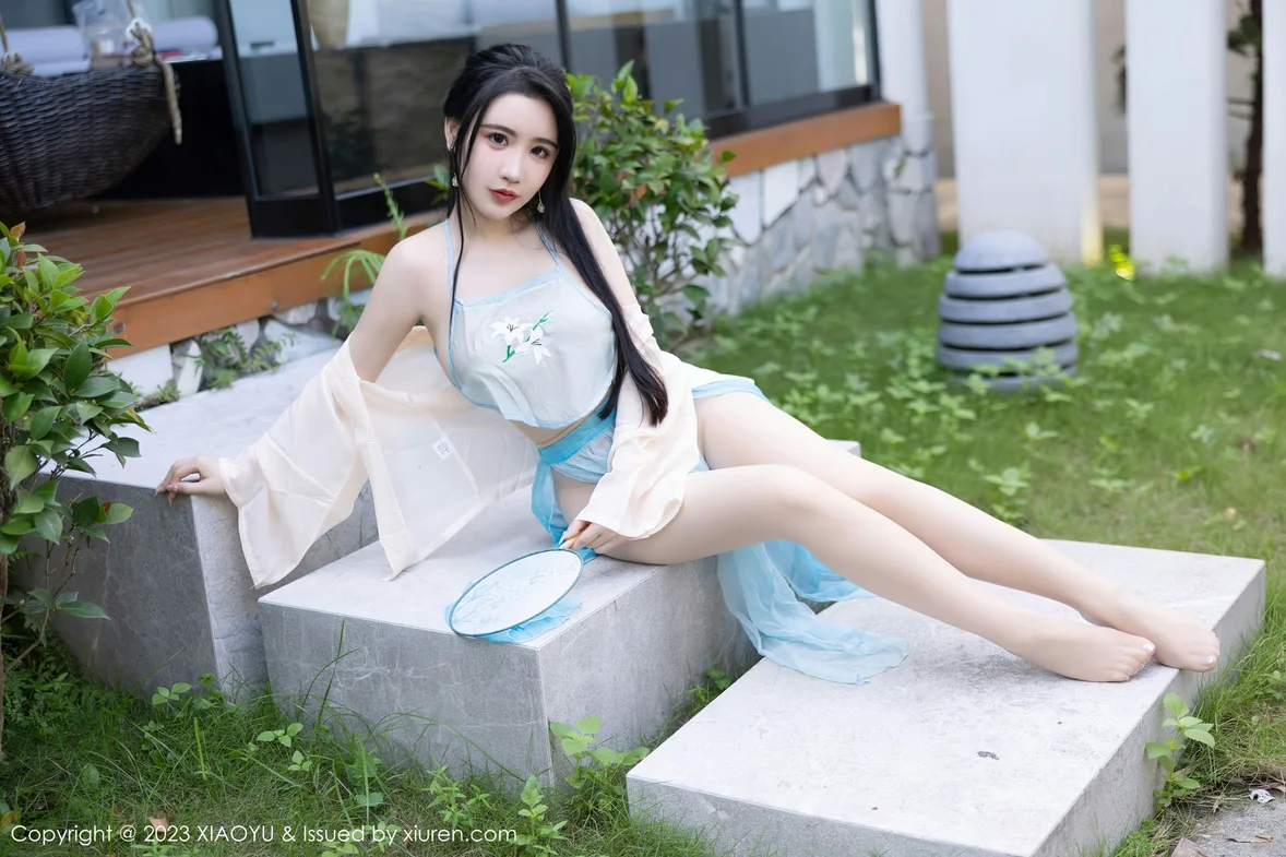 XIAOYU 语画界 Vol.1057 Cherry樱桃酱 淡蓝色古装杭州旅拍 [82P]