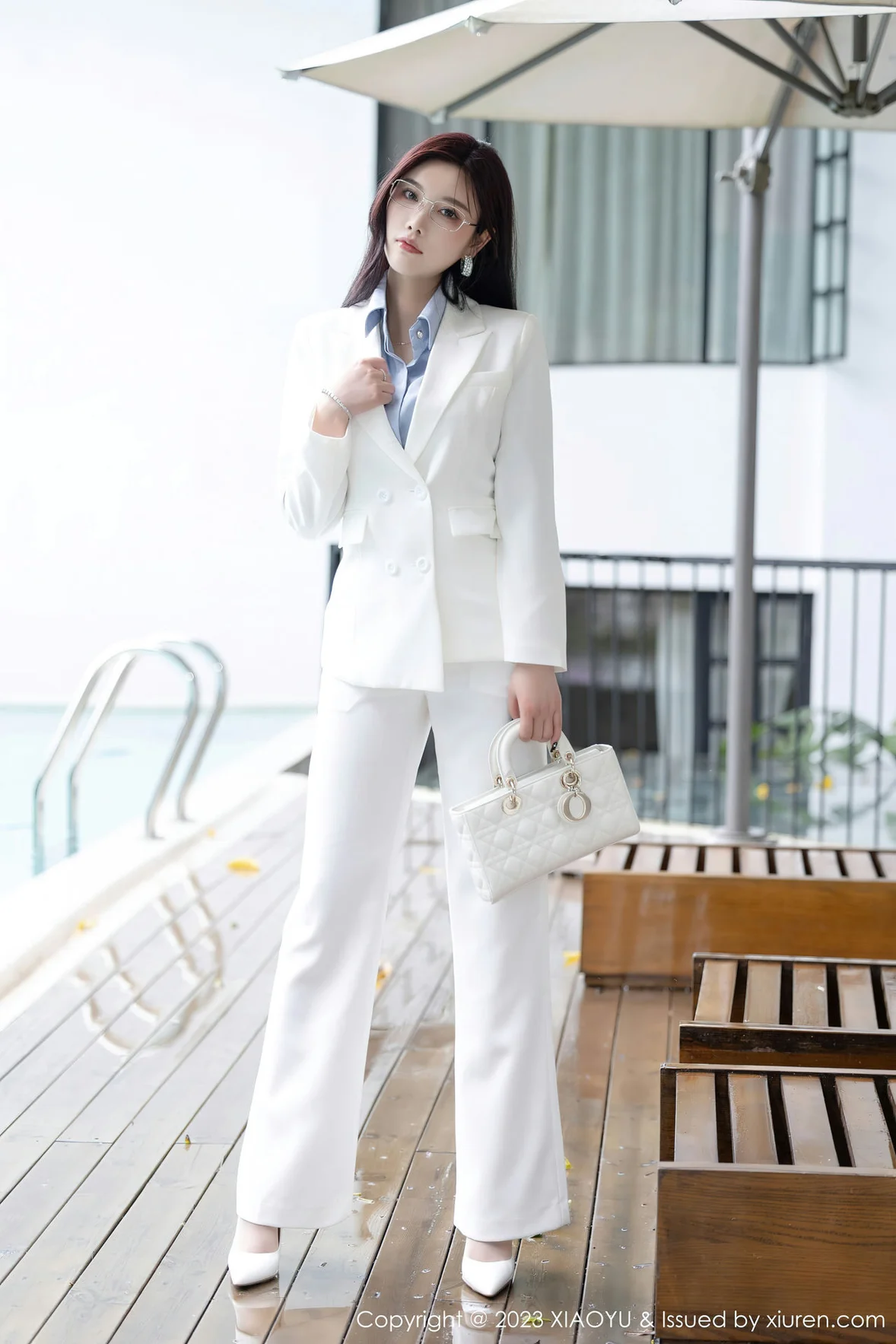 XIAOYU 语画 Vol.1065 杨晨晨Yome 白色简约OL贵州旅拍 [86P]