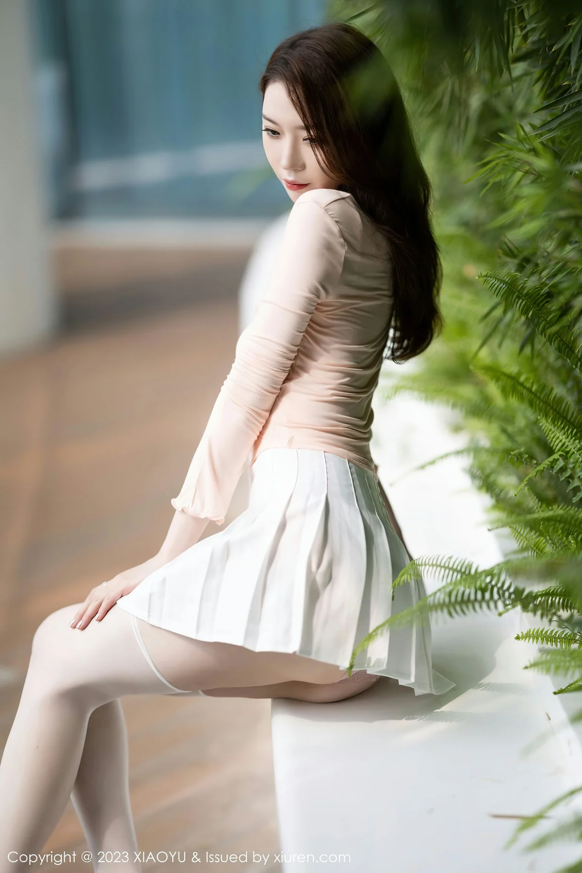 XIAOYU 语画 Vol.1069 梦心玥 诱人白色丝袜性感写真1 [86P]