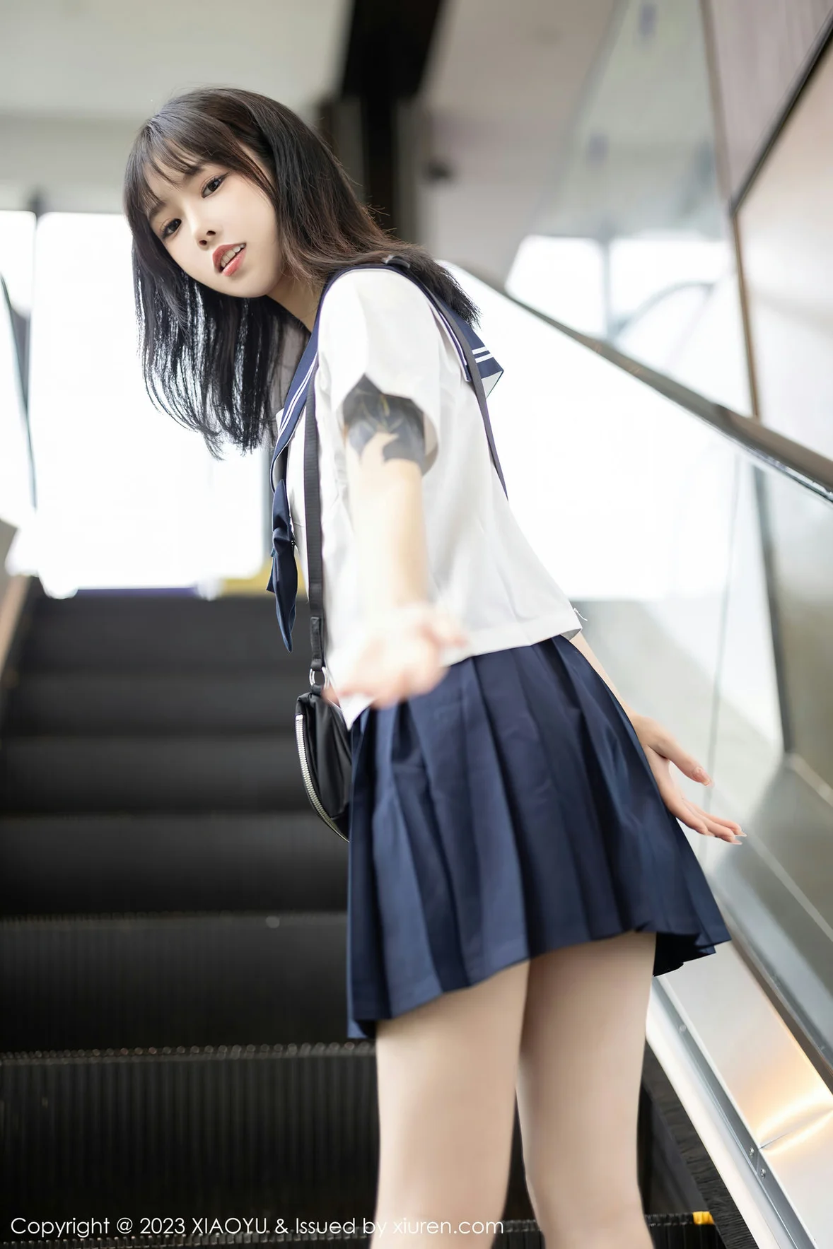 XIAOYU 语画 Vol.1087 奶瓶. 白色学妹服饰性感写真 [89P]