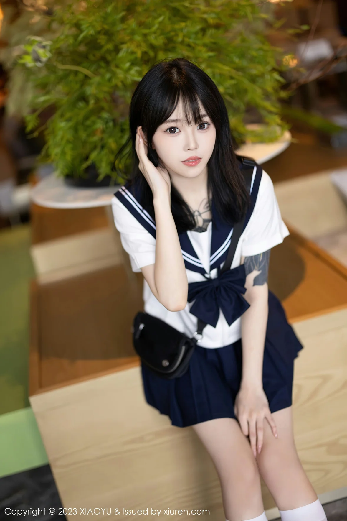 XIAOYU 语画 Vol.1087 奶瓶. 白色学妹服饰性感写真 [89P]