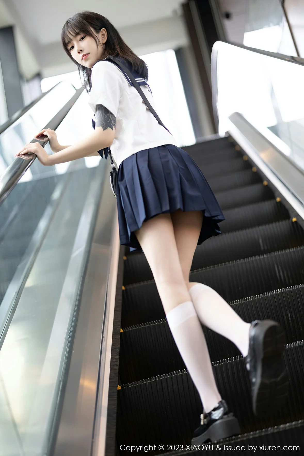 XIAOYU 语画 Vol.1087 奶瓶. 白色学妹服饰性感写真 [89P]