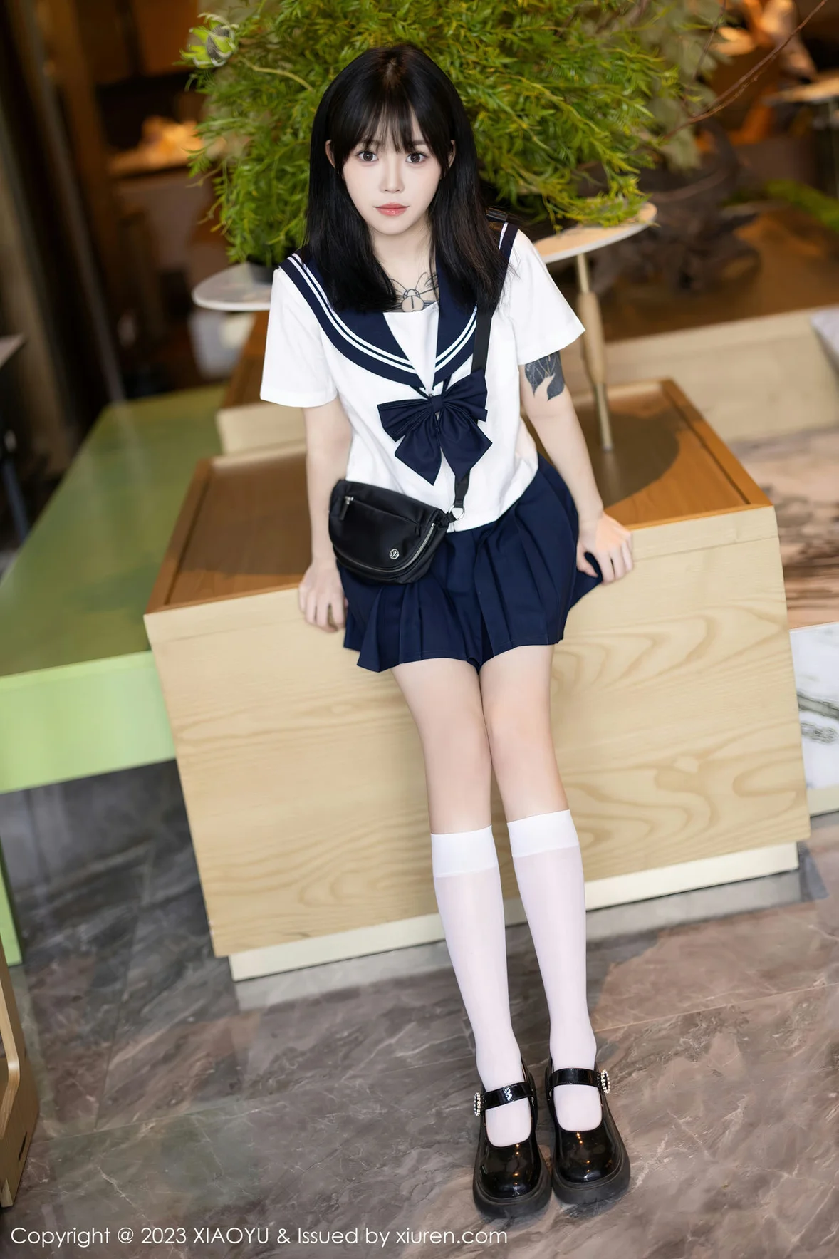 XIAOYU 语画 Vol.1087 奶瓶. 白色学妹服饰性感写真 [89P]