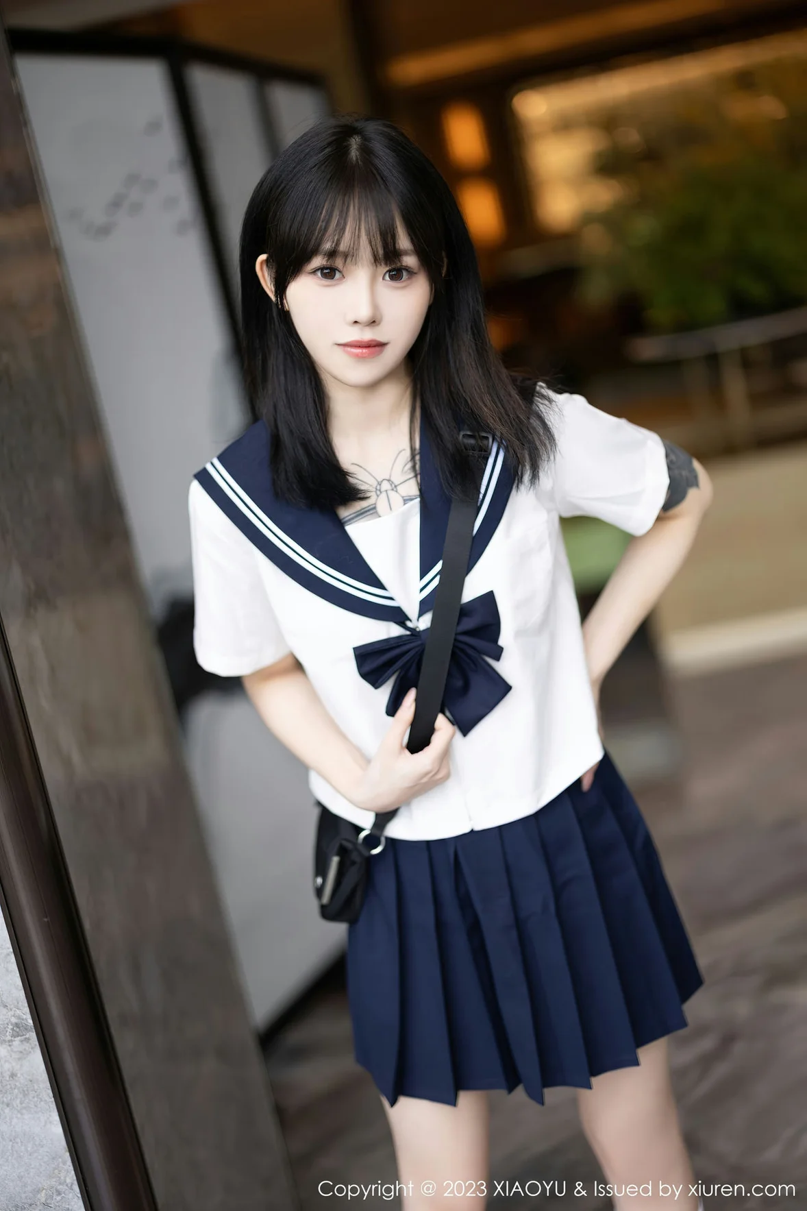 XIAOYU 语画 Vol.1087 奶瓶. 白色学妹服饰性感写真 [89P]