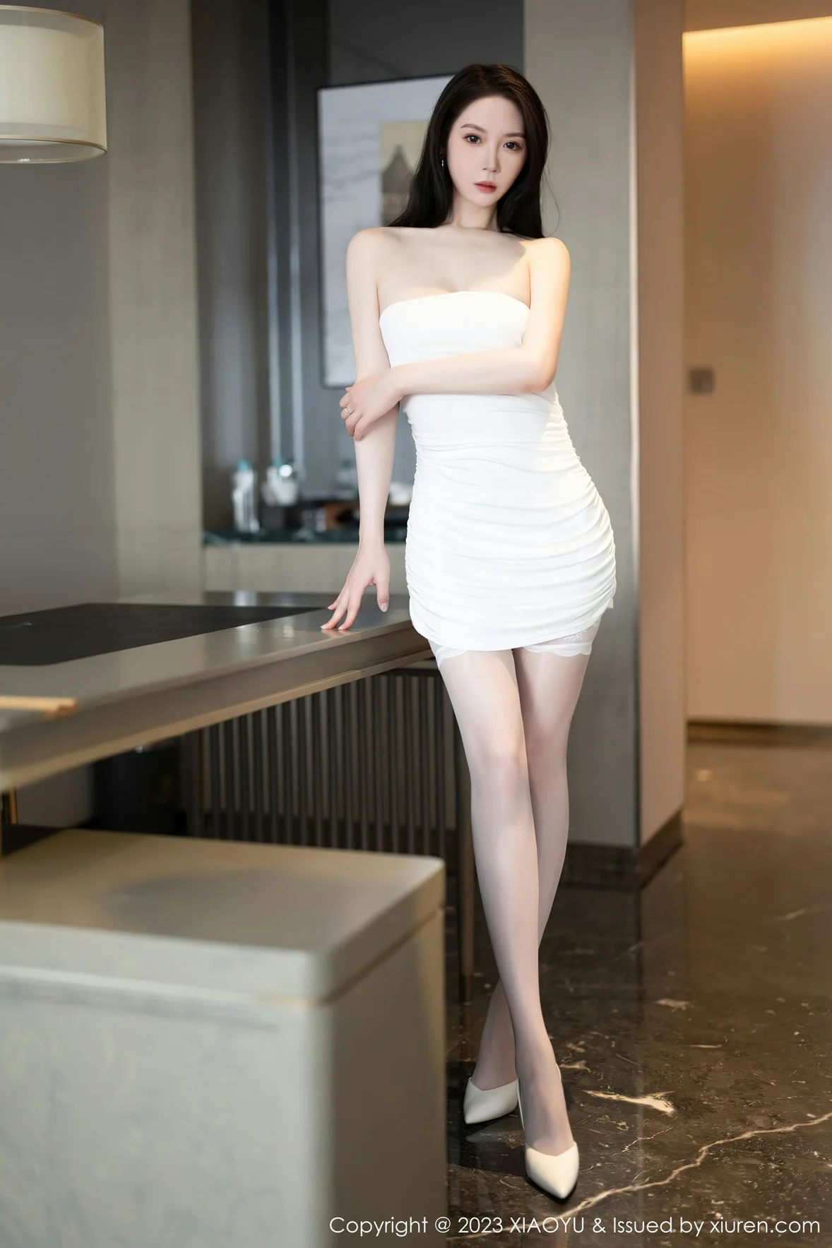 XIAOYU 语画 Vol.1099 梦心玥 白色丝袜性感写真 [92P]