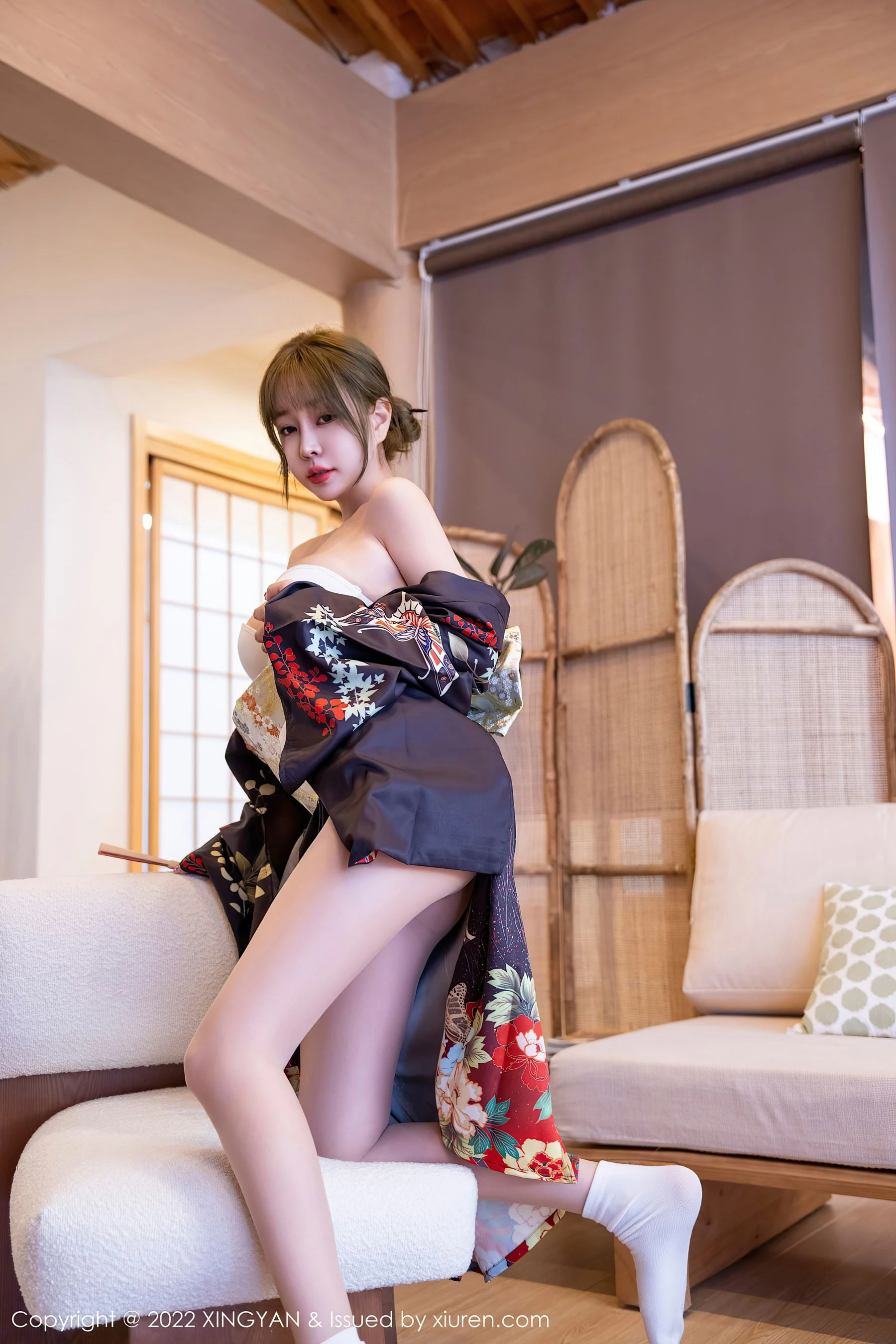 星颜社 VOL.154 王雨纯 和服美臀