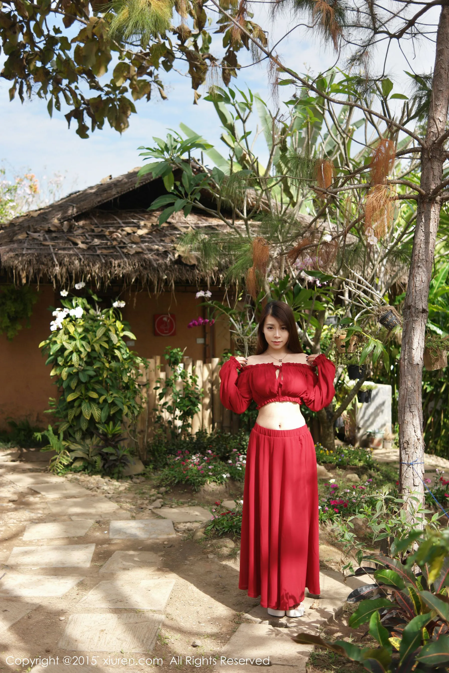 vetiver嘉宝贝儿《泰国旅拍》长裙女神系列 秀人网 No.303
