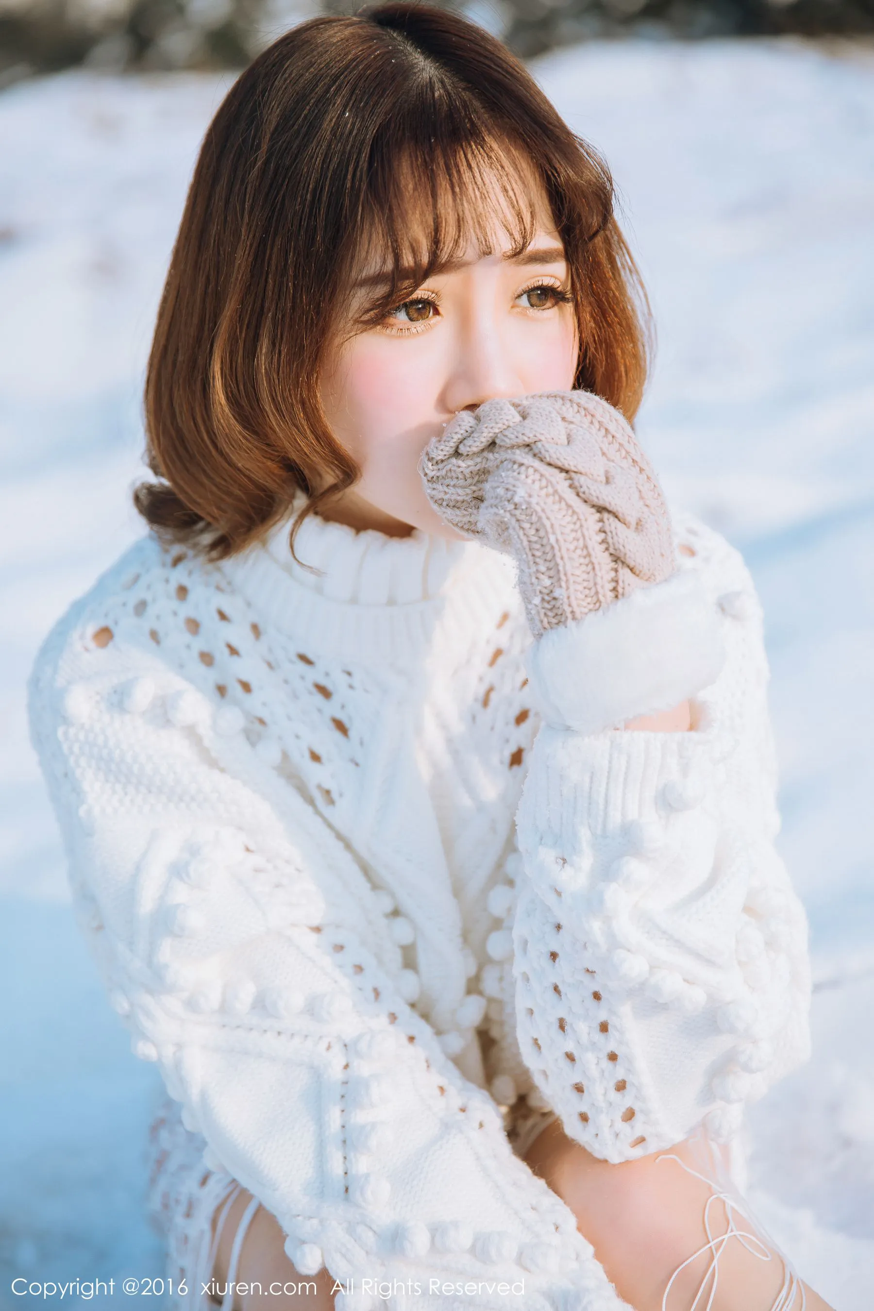 徐cake《新春雪景套图》 秀人网 No.484