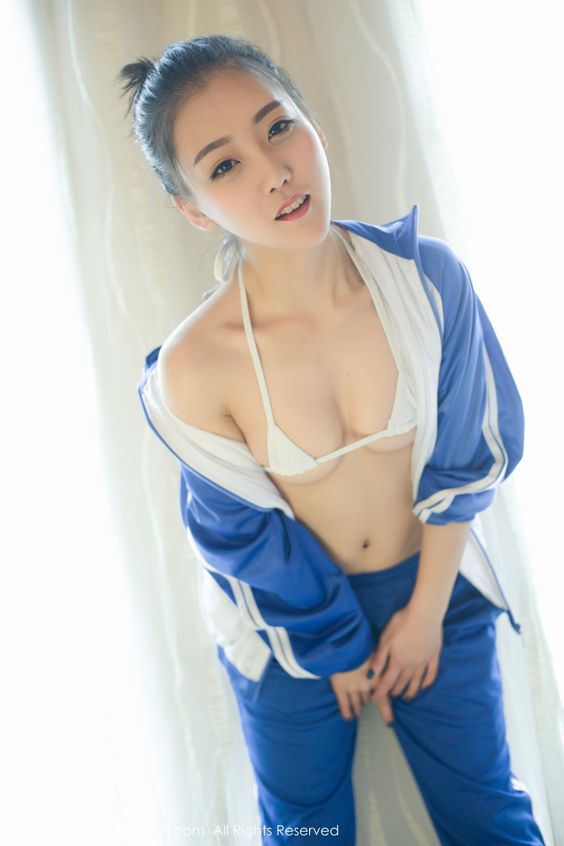模特陈梦《茉莉花般清新透彻的少女诱惑》 秀人网XIUREN No.690