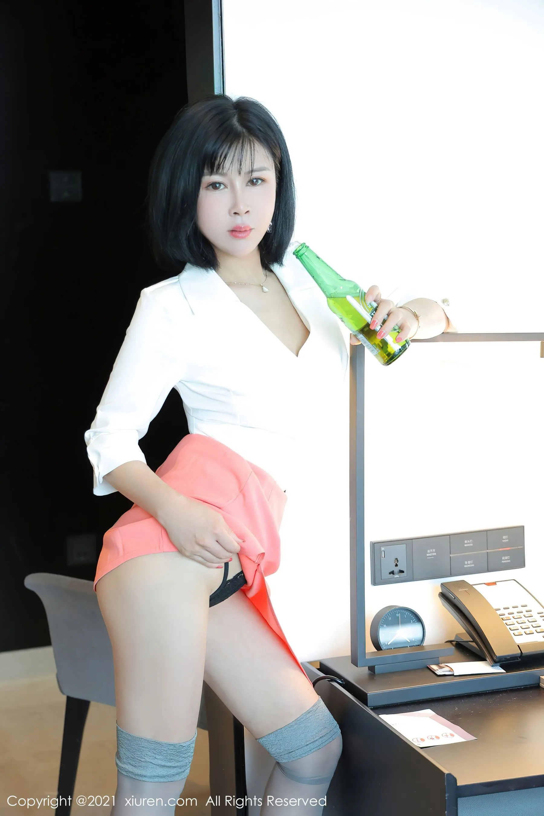 秀人 No.4047 乖乖小野喵&Lucky沈欢欣