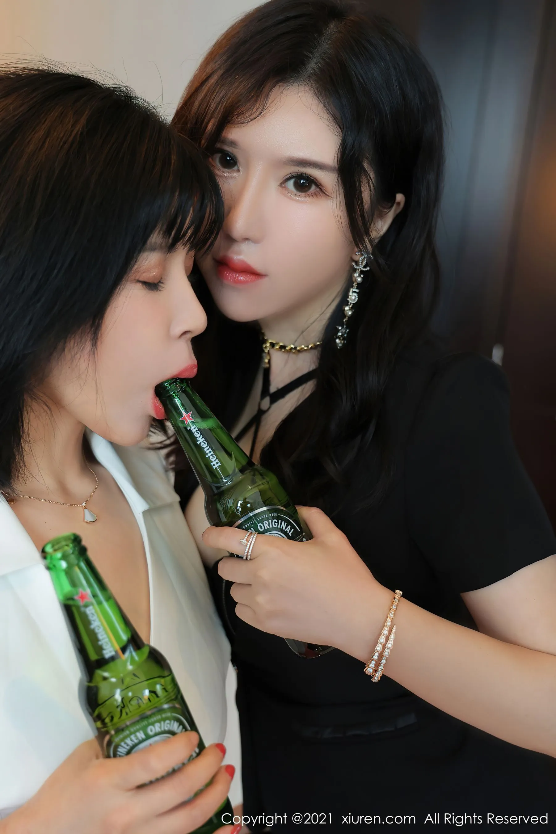 秀人 No.4047 乖乖小野喵&Lucky沈欢欣