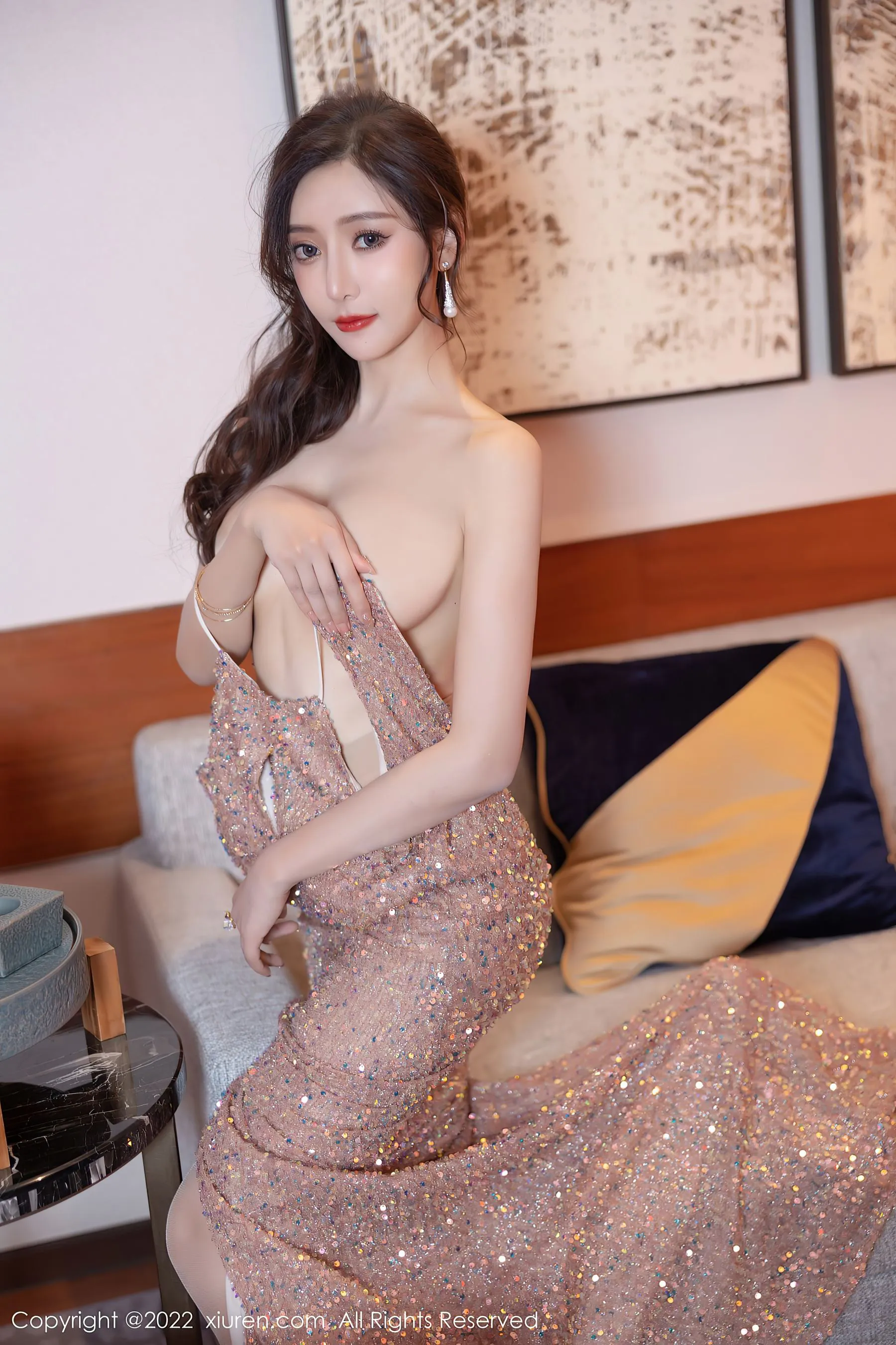 秀人网 No.4883 王馨瑶yanni 礼裙美腿