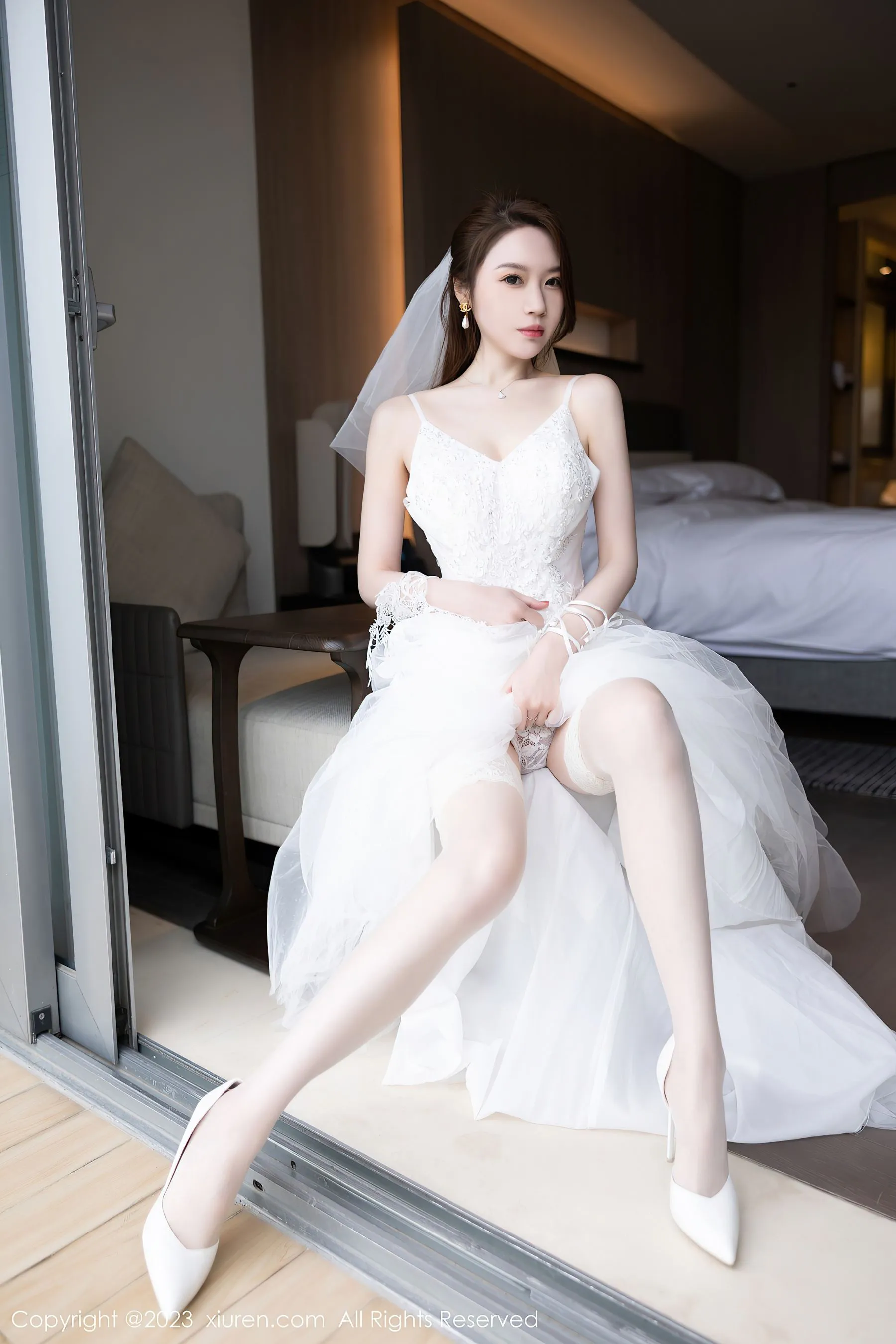 秀人网 No.6120 梦心玥 婚纱服