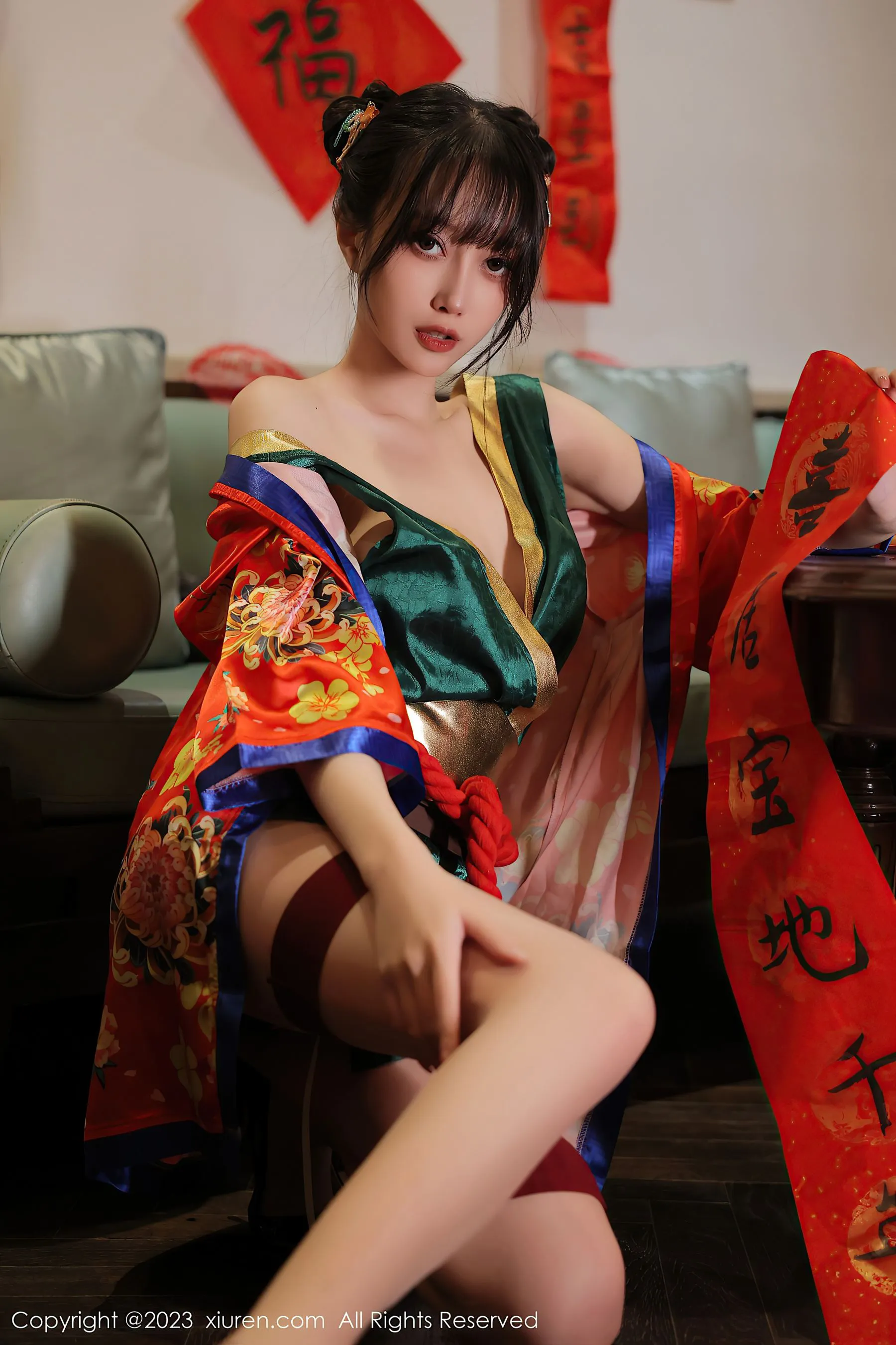 秀人网 No.6167 玥儿玥er 新春美腿