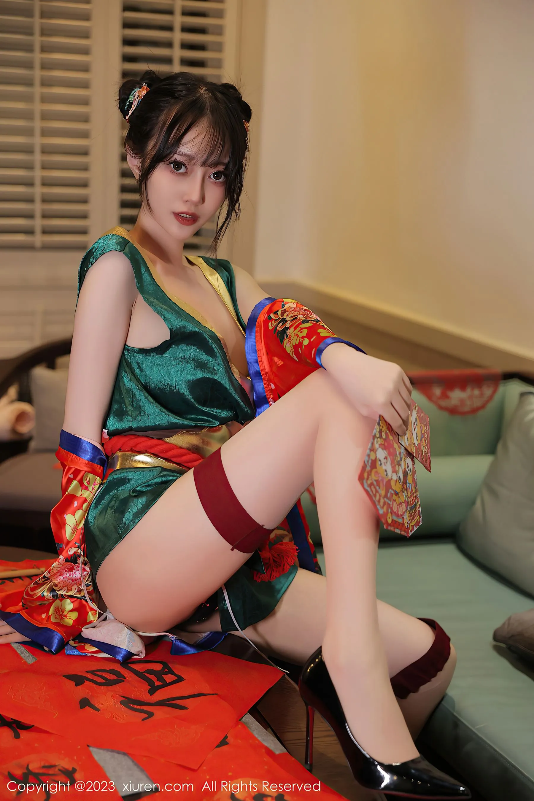 秀人网 No.6167 玥儿玥er 新春美腿