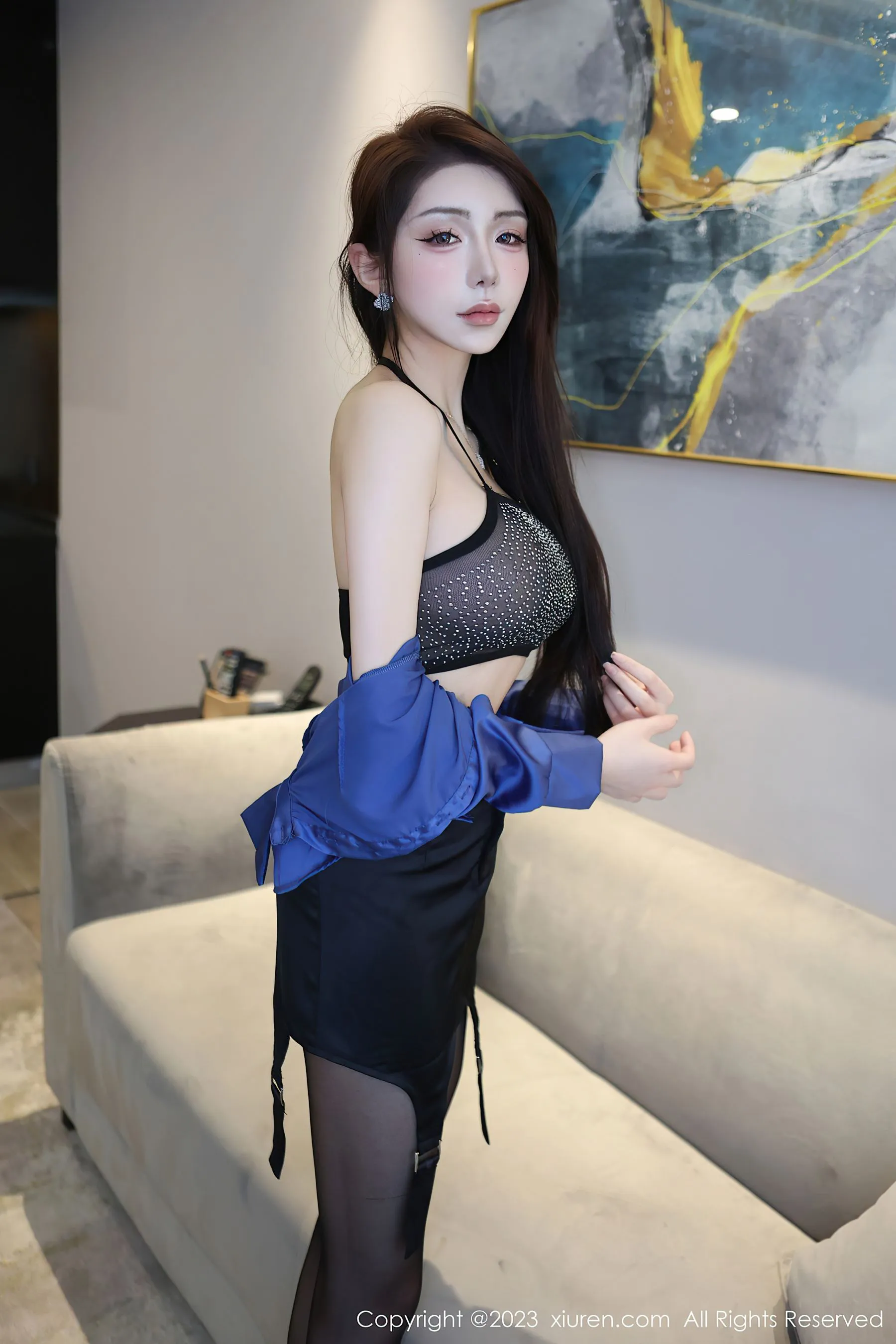 秀人网 No.6594 金幼汐Vivian 黑丝美腿