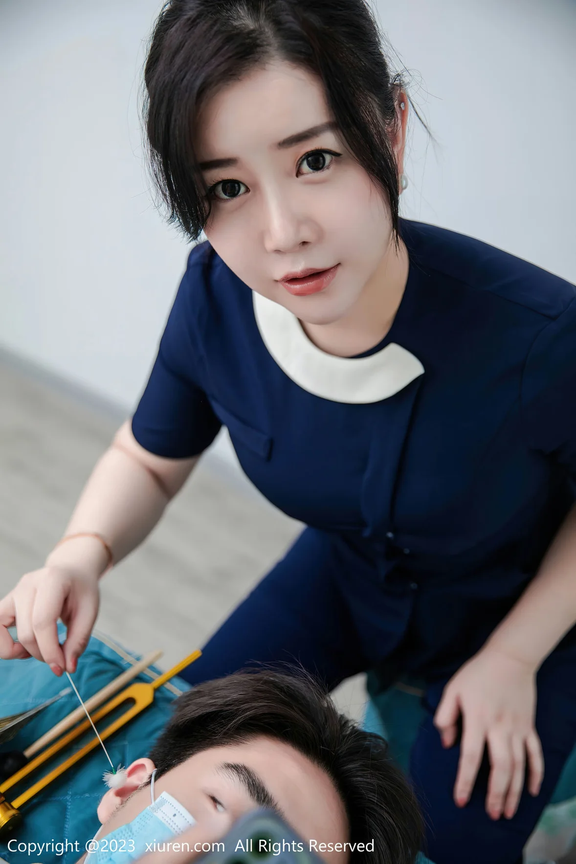 XiuRen 秀人 No.6878 王婉悠Queen 性感技师装扮性感写真 [75P]