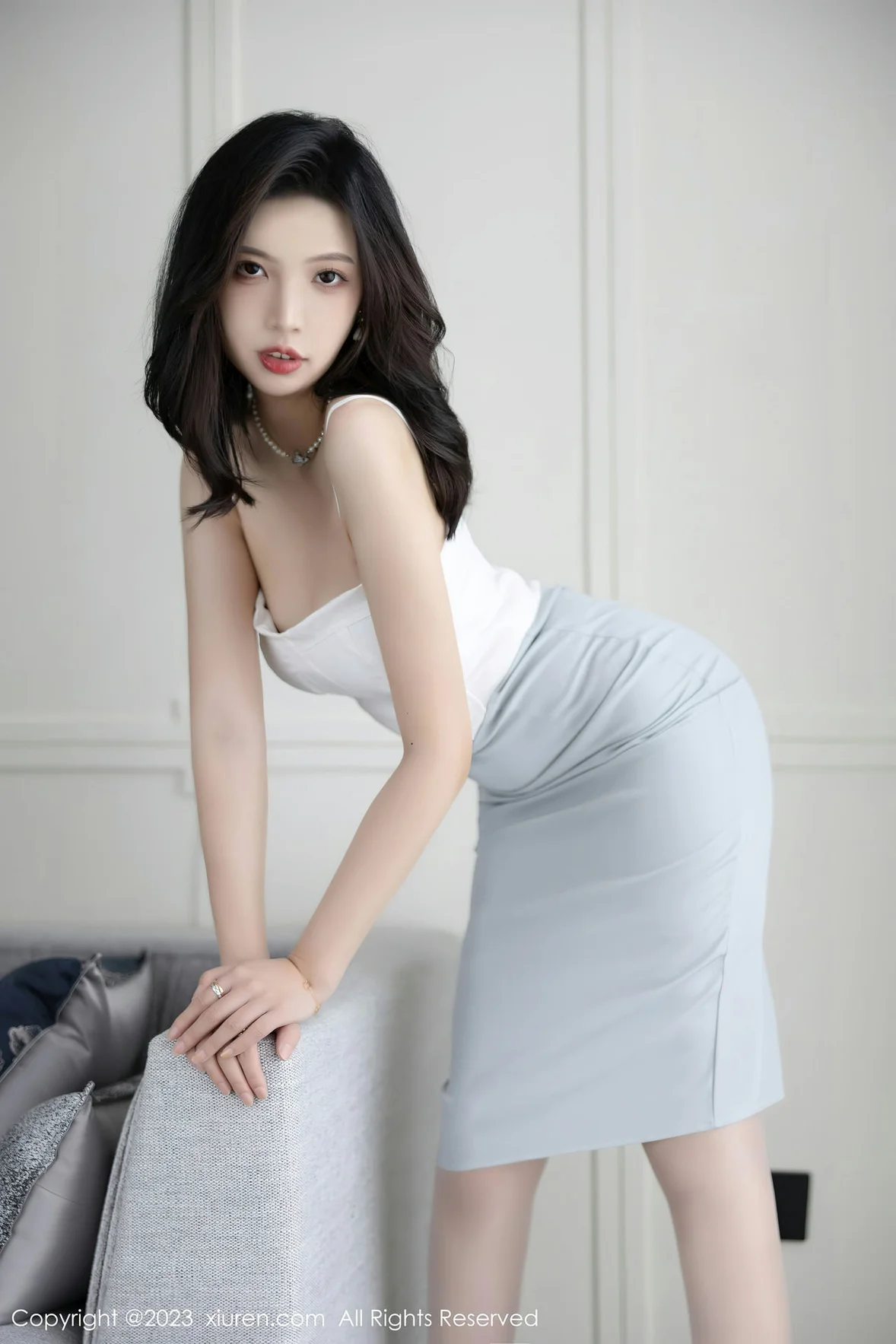 XiuRen 秀人 No.6898 郑颖姗Bev 白色蕾丝内衣性感写真 [83P]