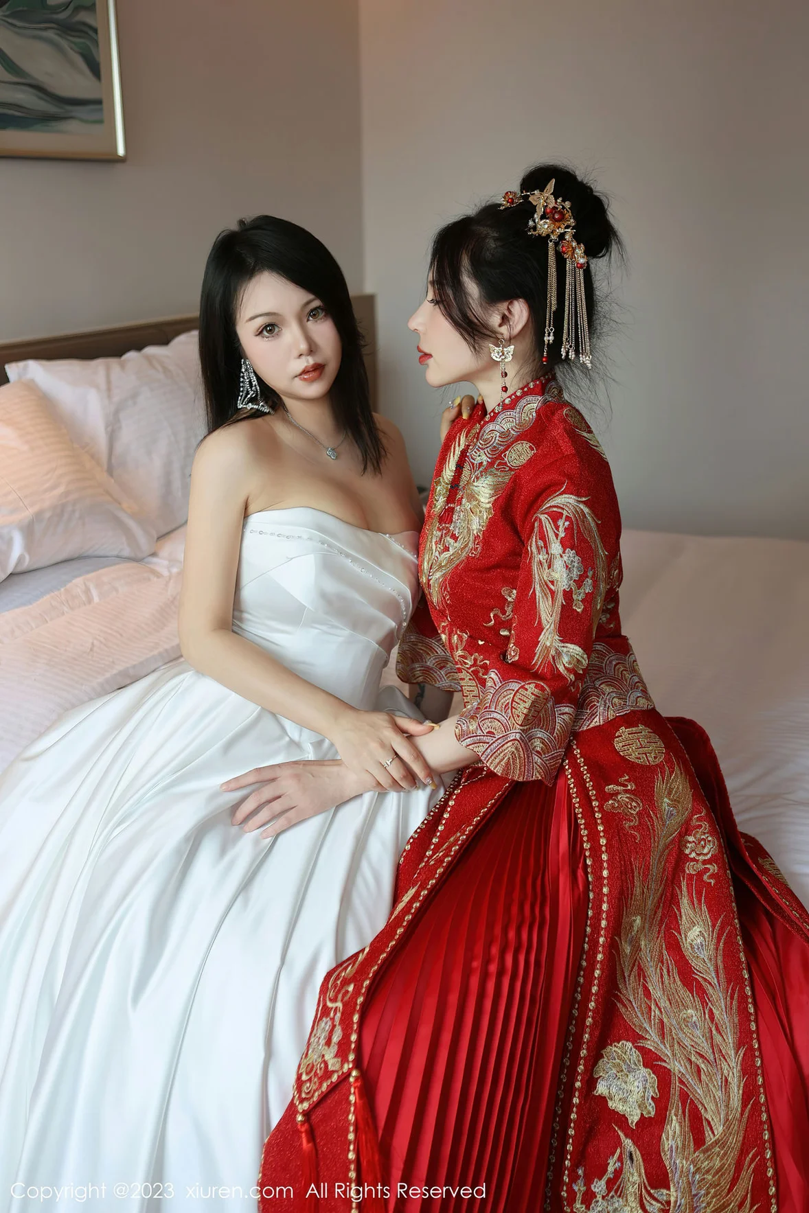 XiuRen 秀人 No.6957 曼柔两位性感女神模特合集写真 [86P]