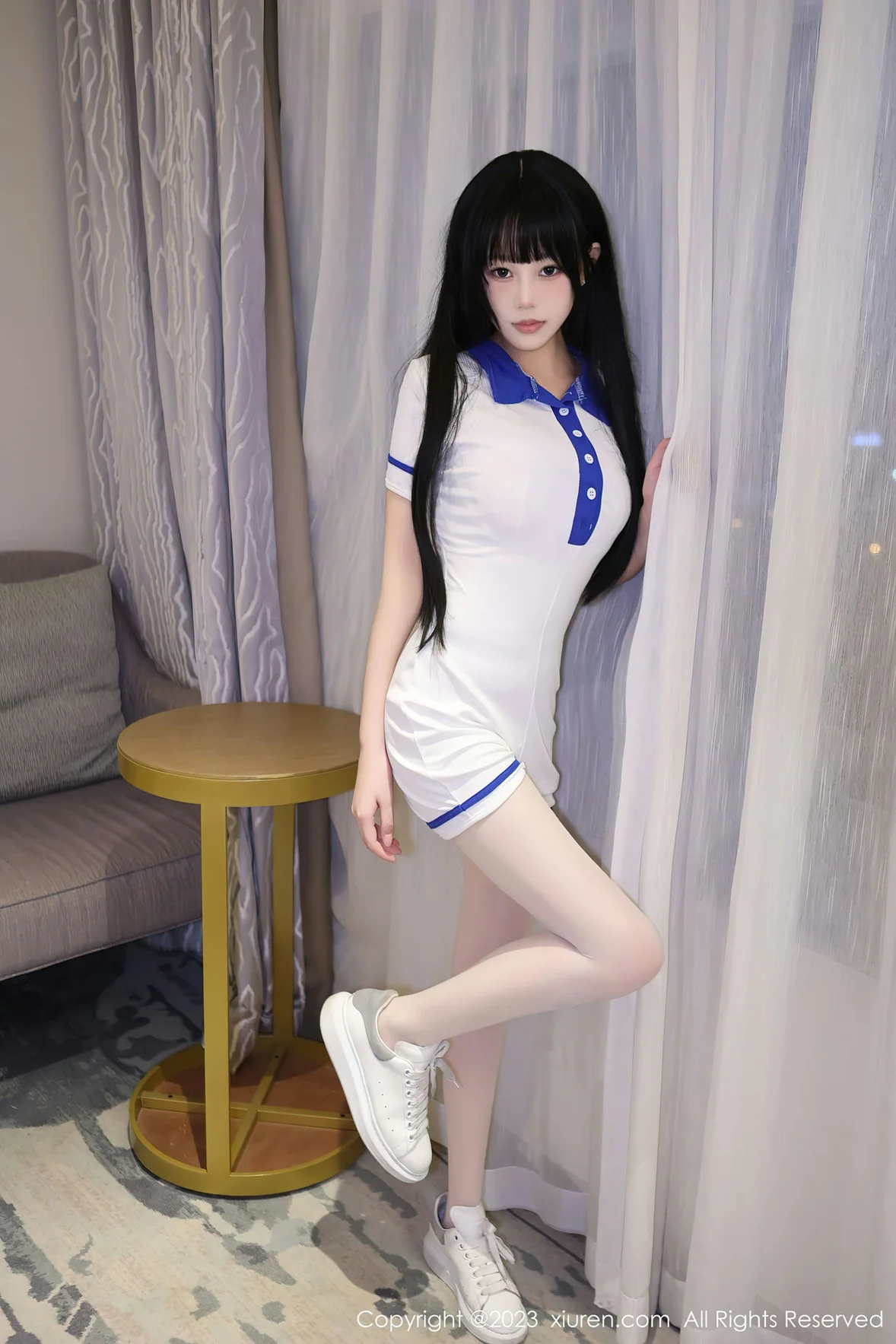 XiuRen 秀人 No.6985 早川京子 白色学妹清纯服饰性感写真 [82P]